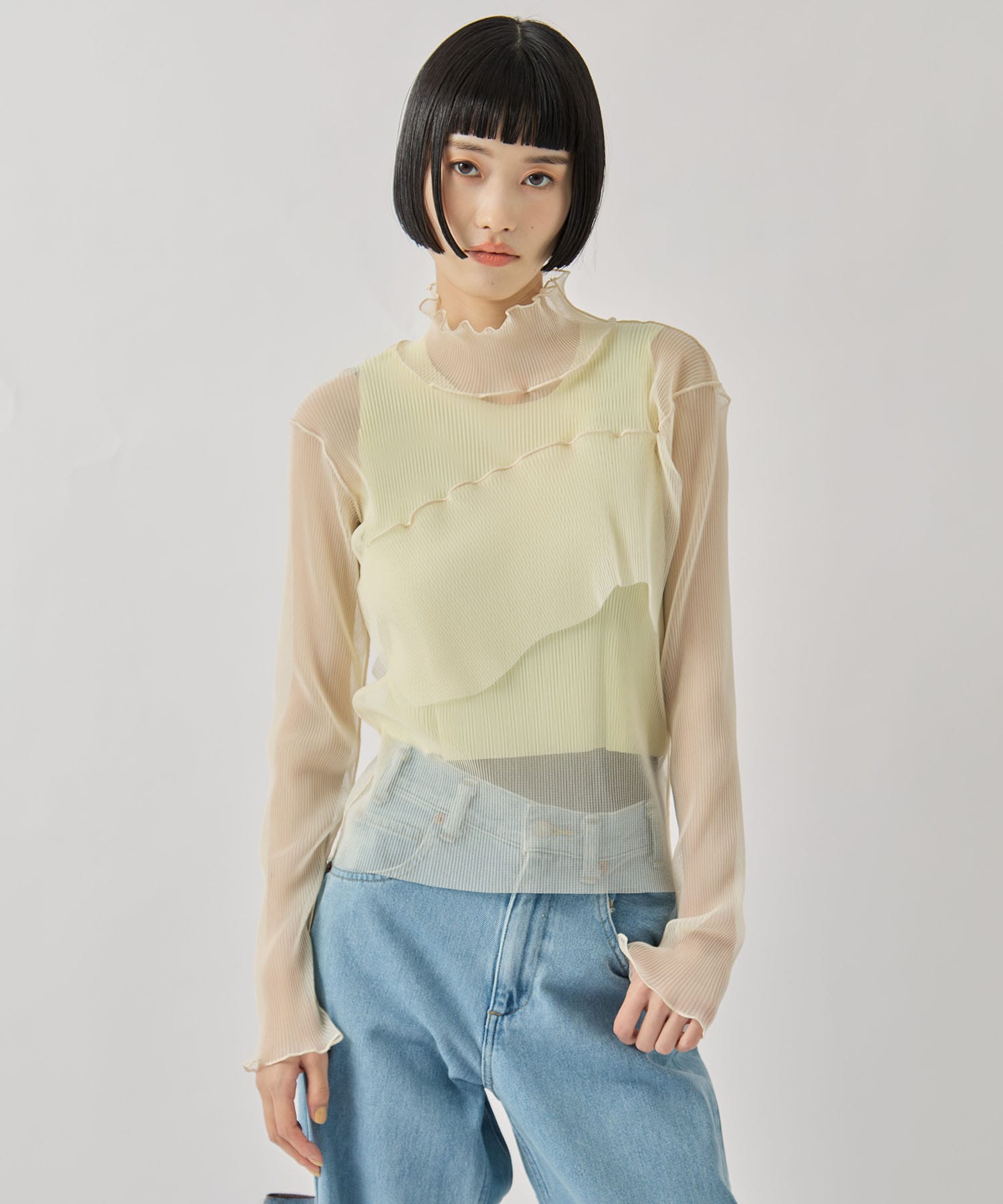 GHOST TODO TOP *LONGSLEEVE HIGHNECK +INNER kotohayokozawa