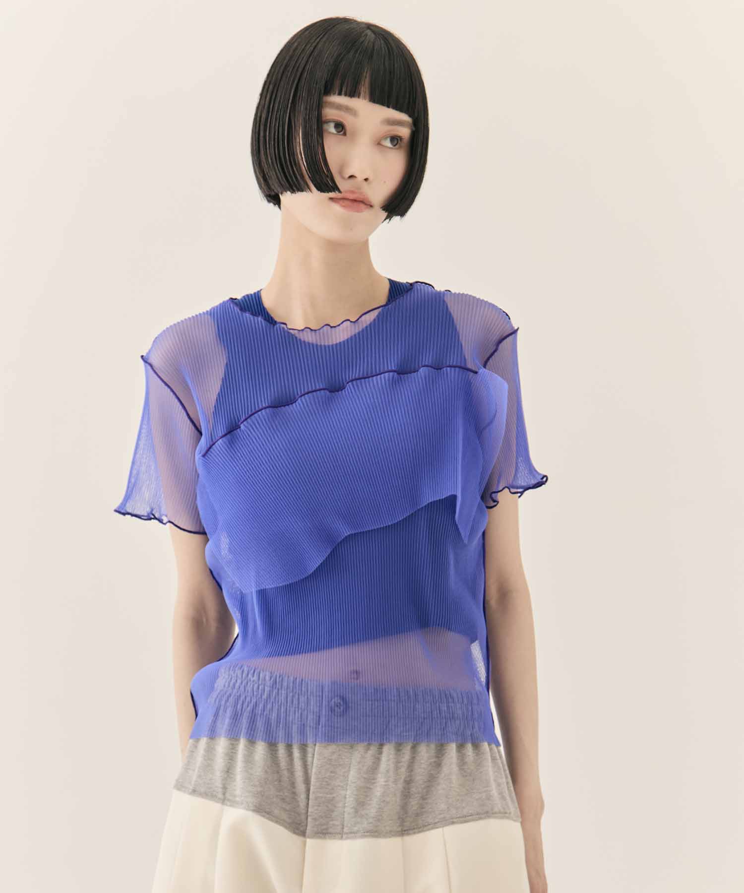 GHOST TODO TOP SHORT SLEEVE +INNER kotohayokozawa