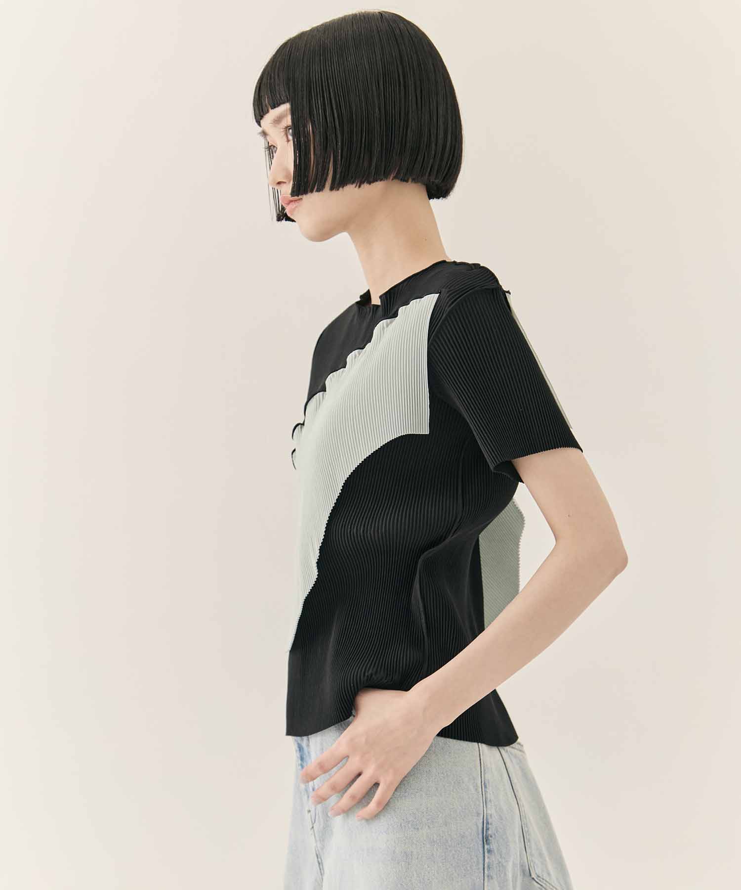 TODO WAVE TOP SHORT SLEEVE kotohayokozawa