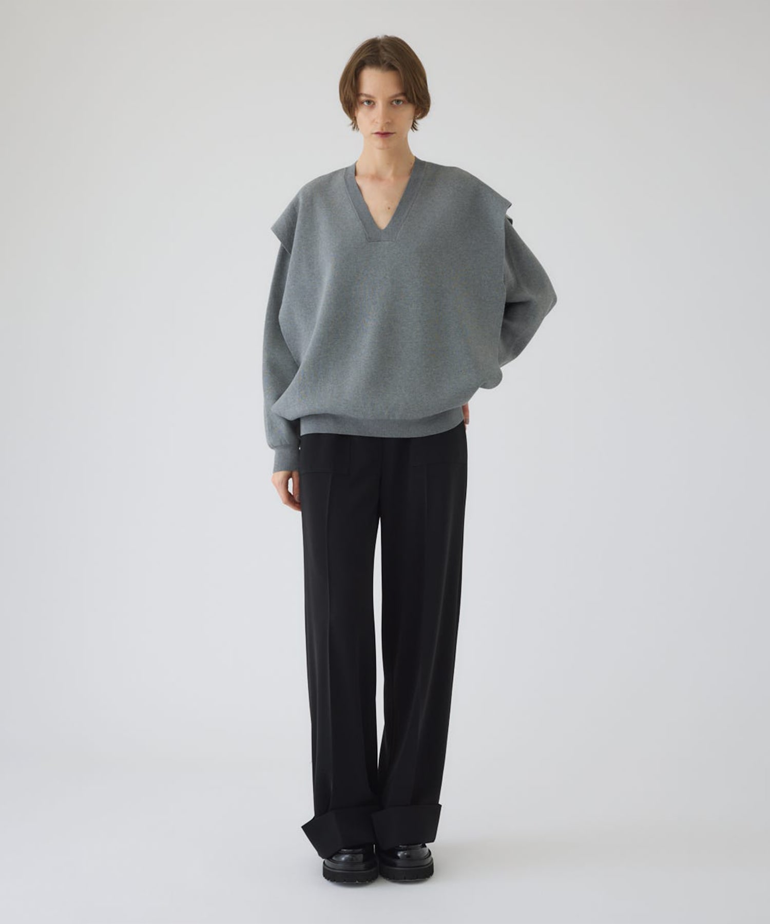 Side open oversized knit PO RIM.ARK