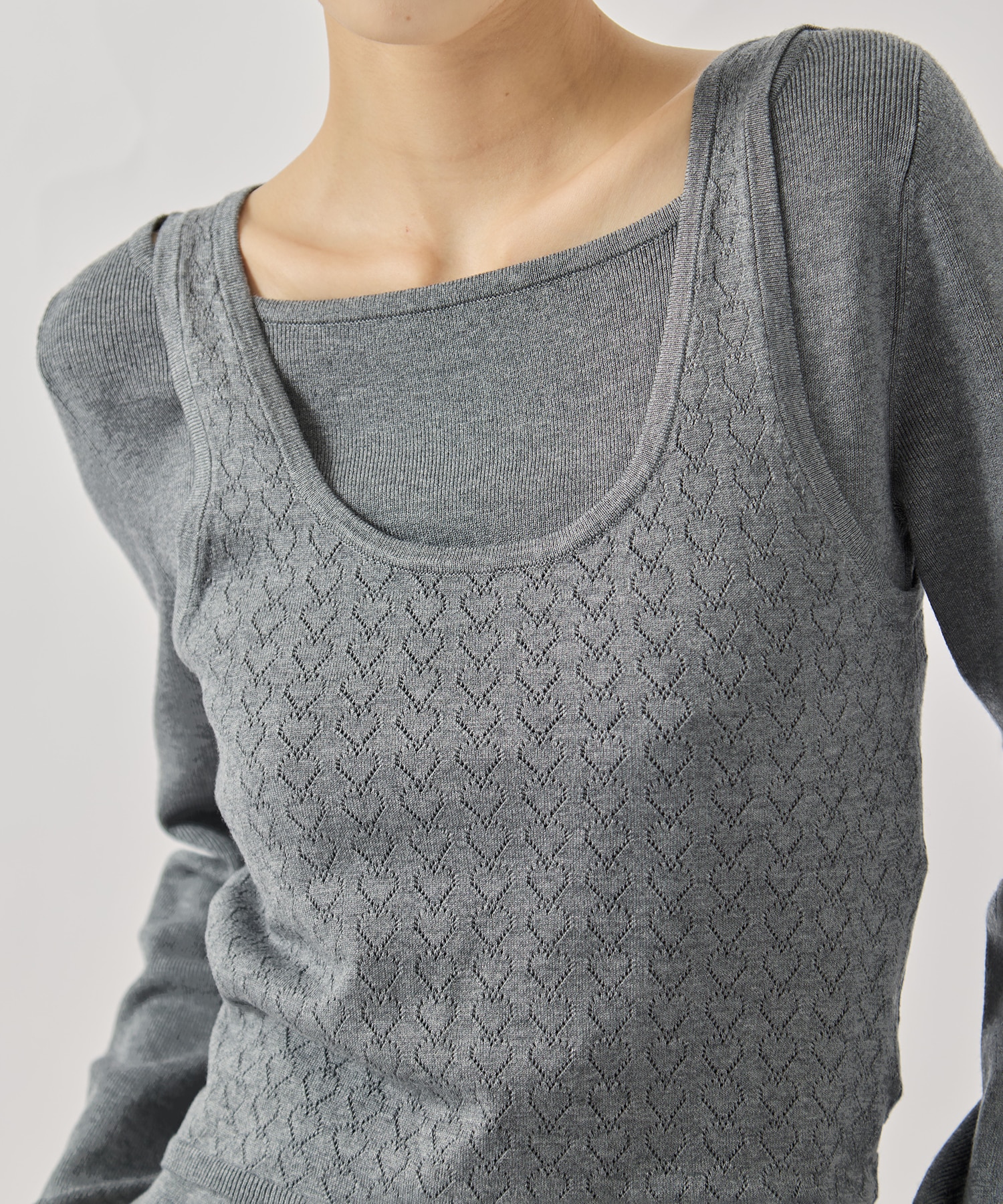 HEART TANK KHEART TANK KNIT SET AMERI