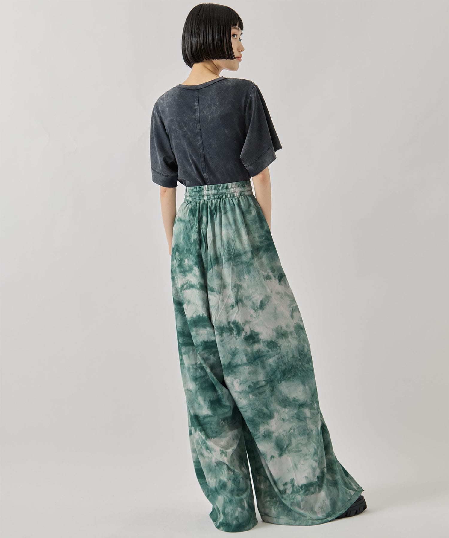 Y3-S26-0000-188/U_RE AOP WIDE PNT MULTCO(GRNカラーPT) Y-3