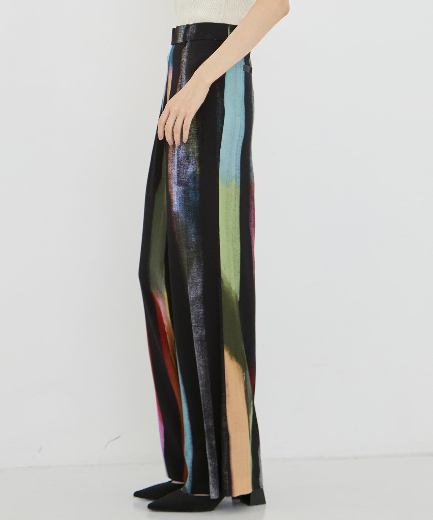 Empty stripe pants AKIRANAKA