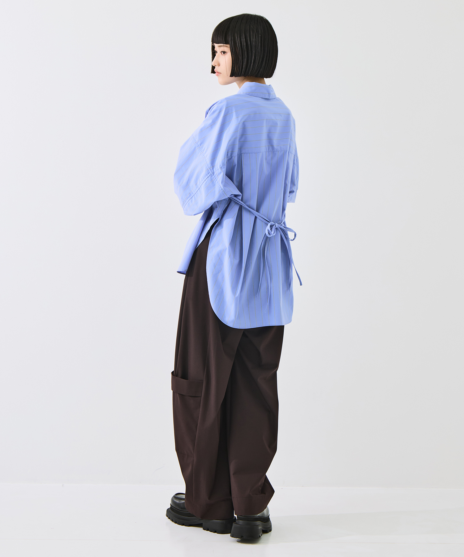 Soft Barrel Leg Flap Cargo Trousers STUDIOUS