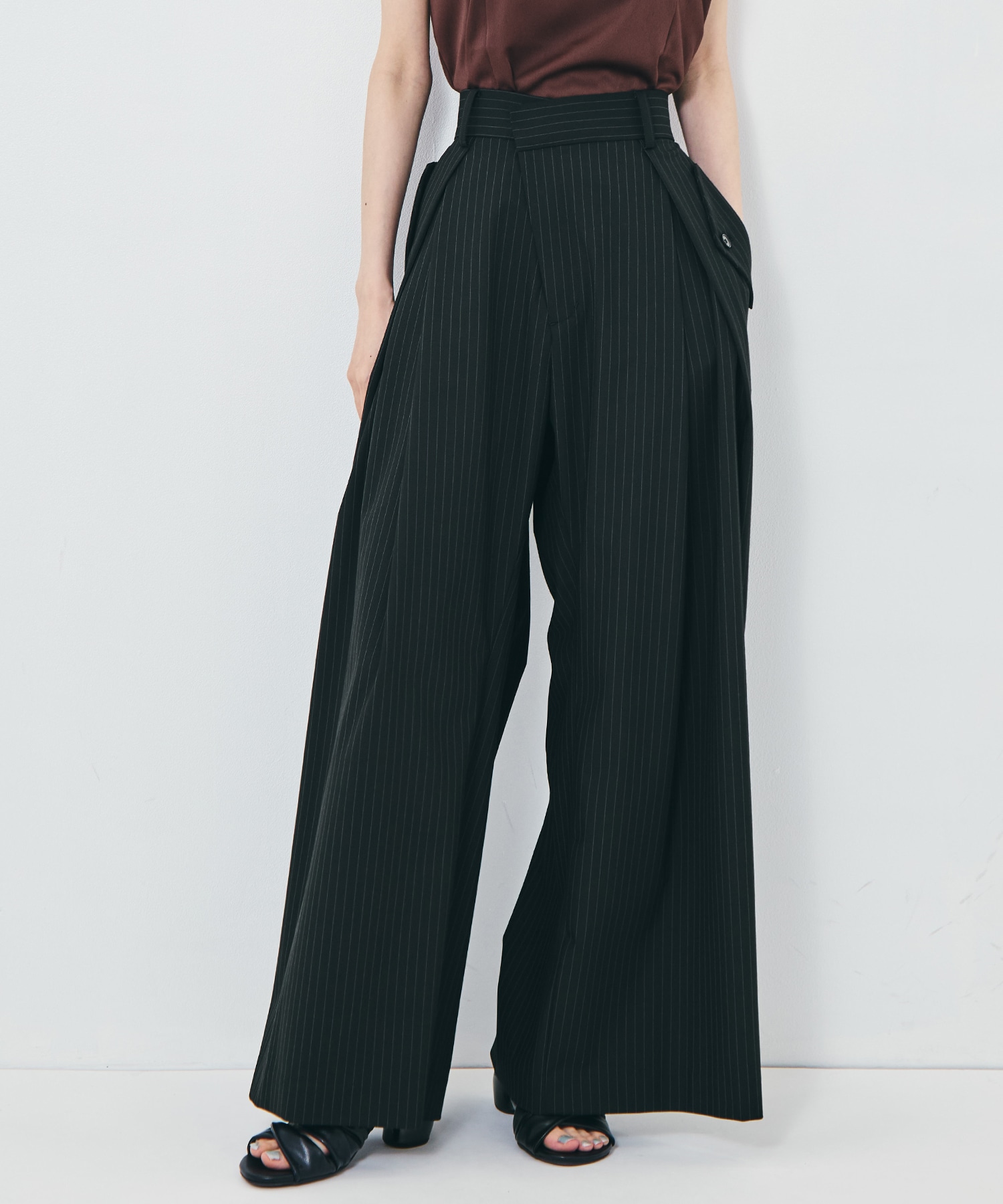 Flap Cargo Wide Pants STUDIOUS