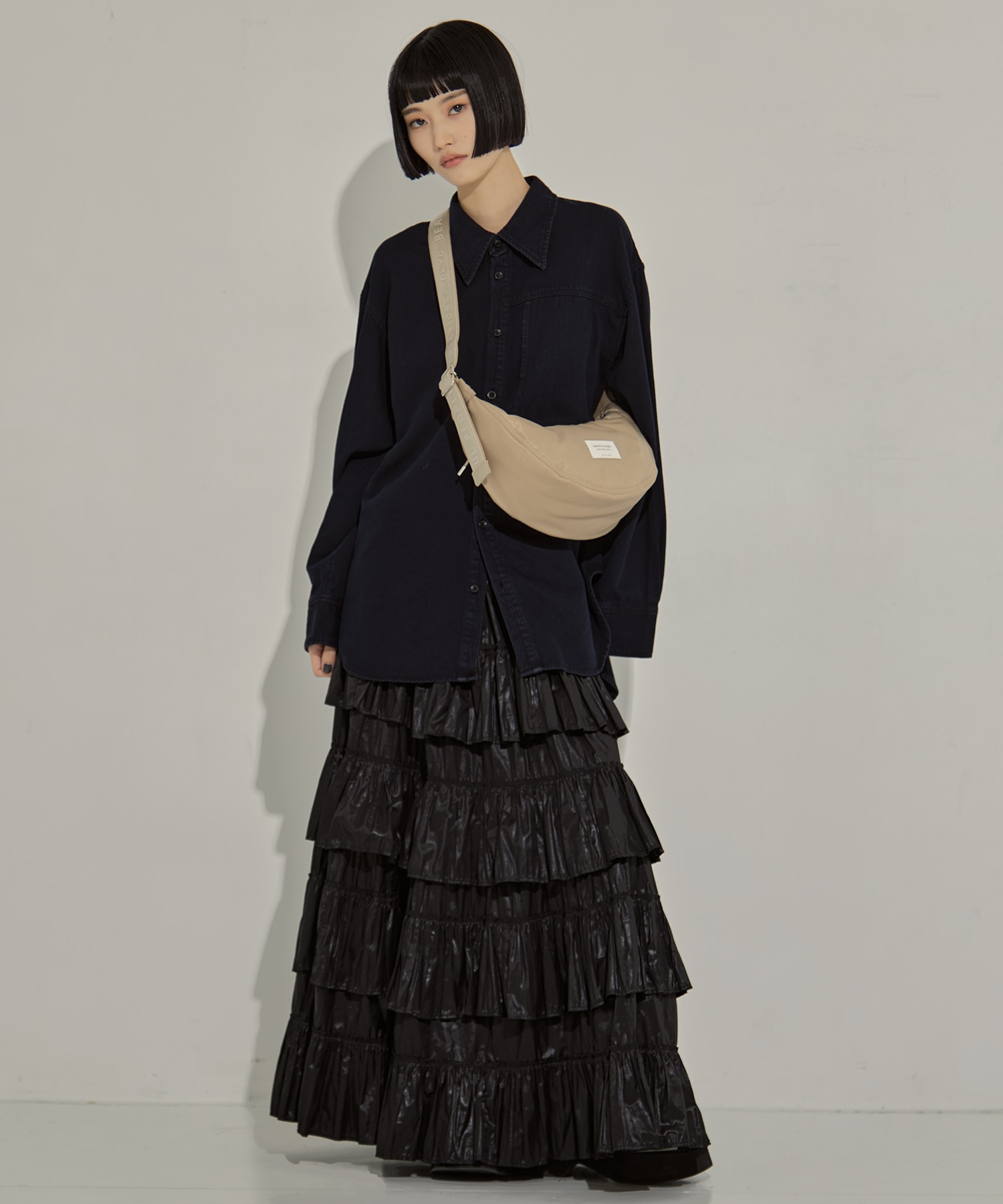 別注nylon moon shoulder bag beautiful people