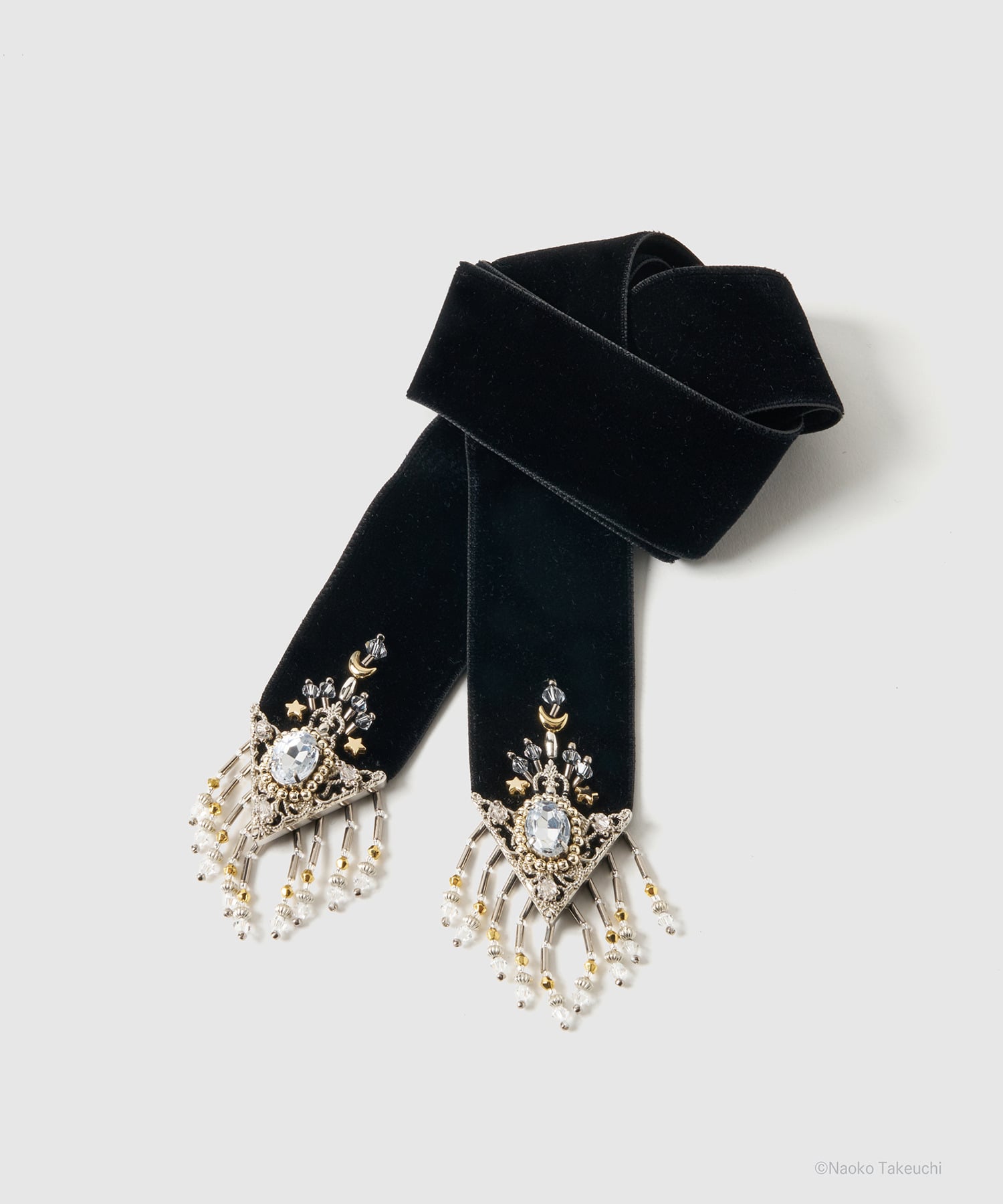 Sailor Moon crystal silver tip velvet long ribbon tanakadaisuke