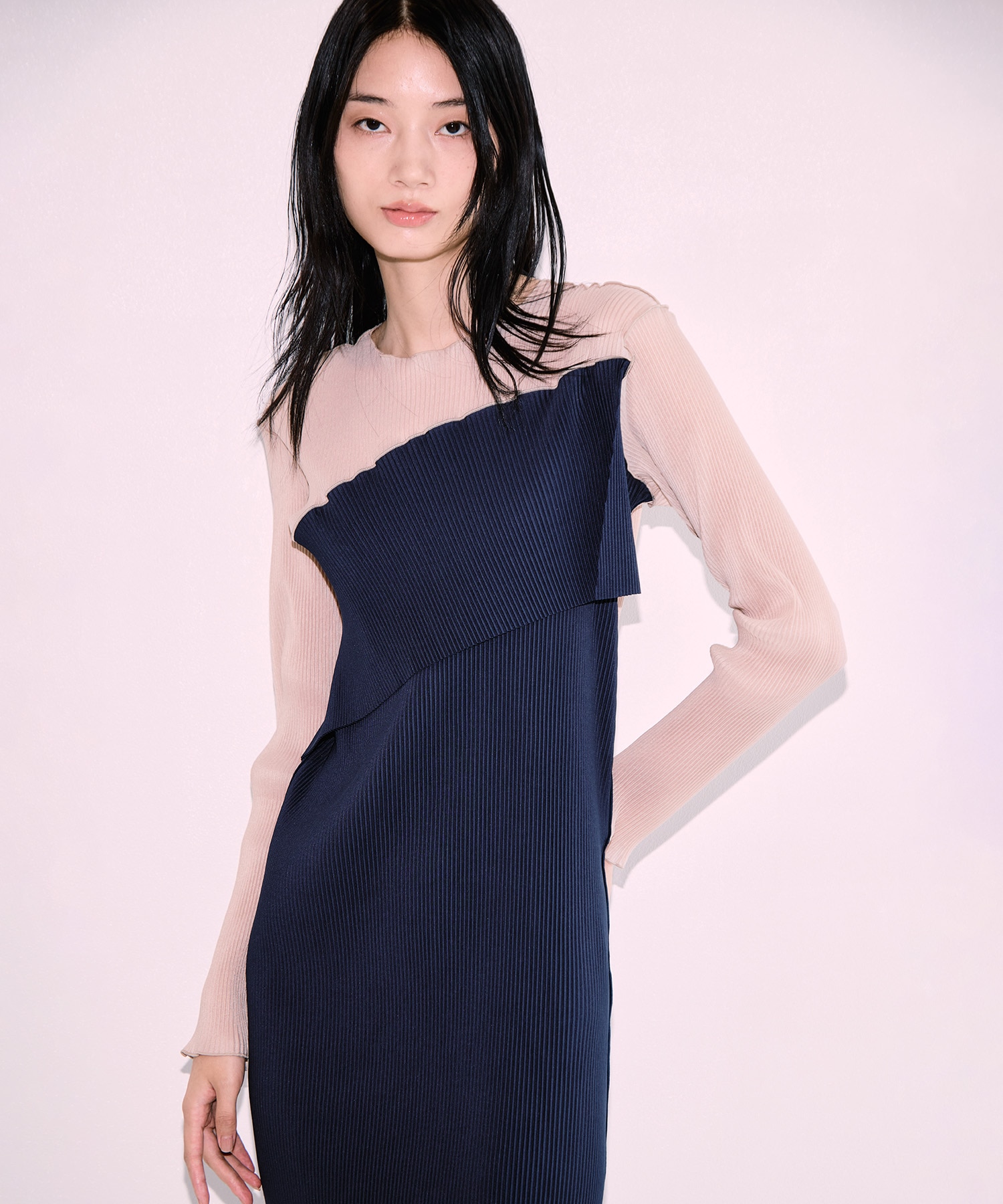 別注 SHEER DOCKING DRESS kotohayokozawa