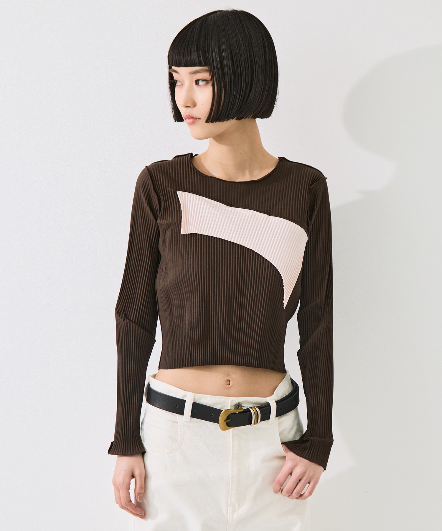 todo TINY WAVE TOP *LONG SLEEVE kotohayokozawa