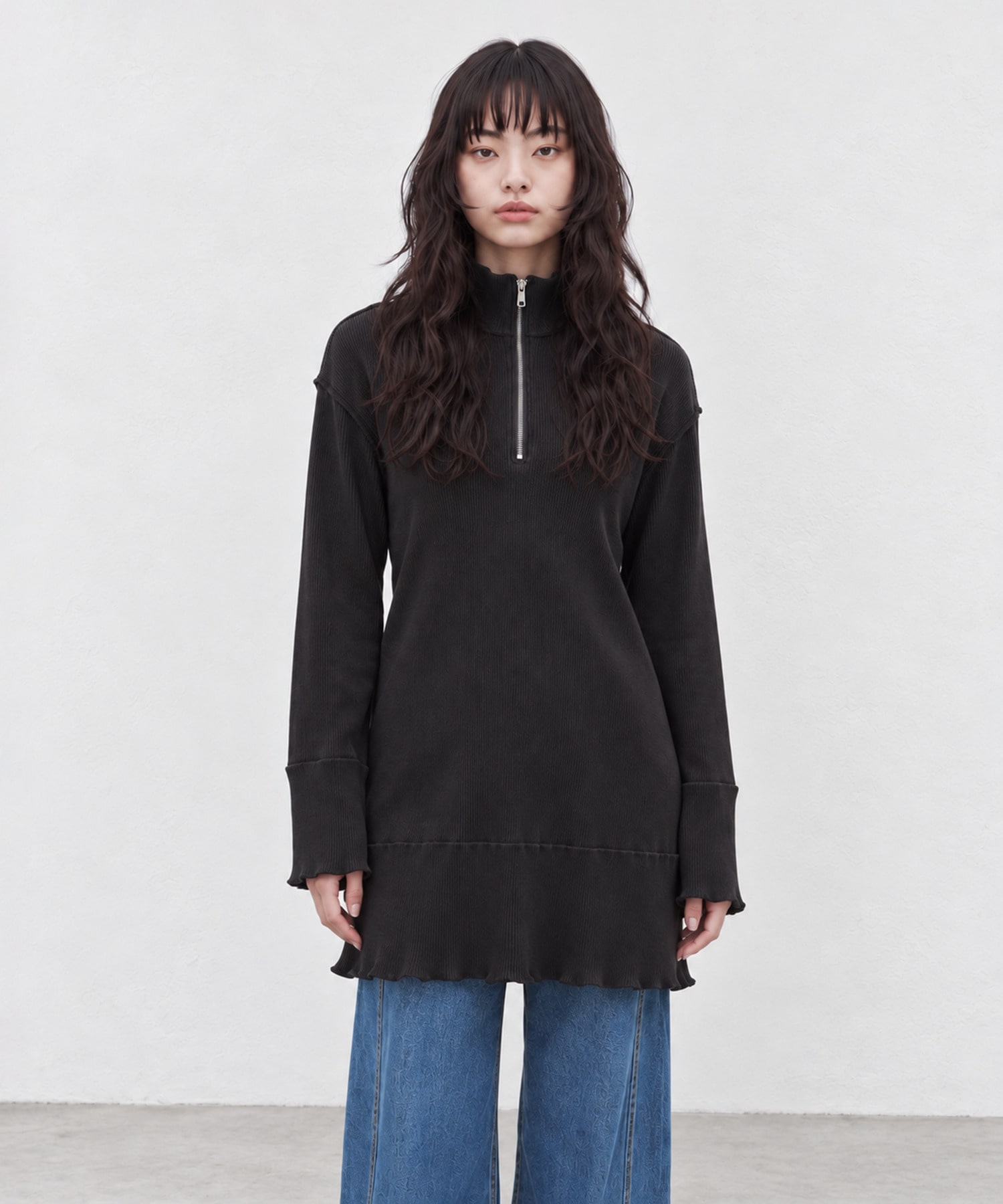 別注 CRISP ZIP MINI ONE PIECE kotohayokozawa
