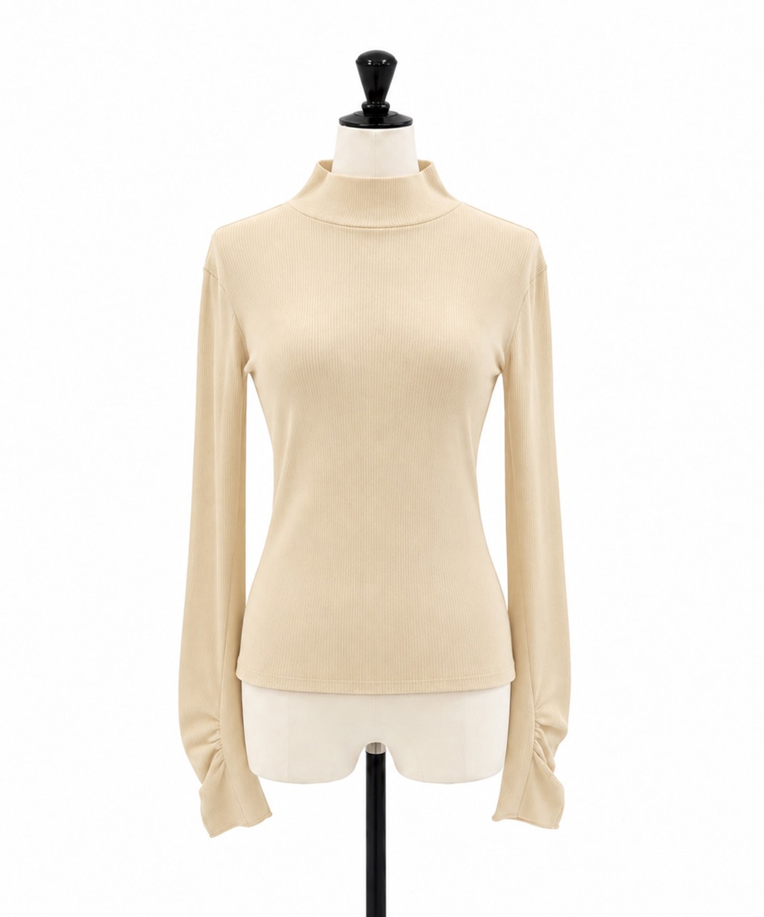 Wool Rib Highneck Top STUDIOUS