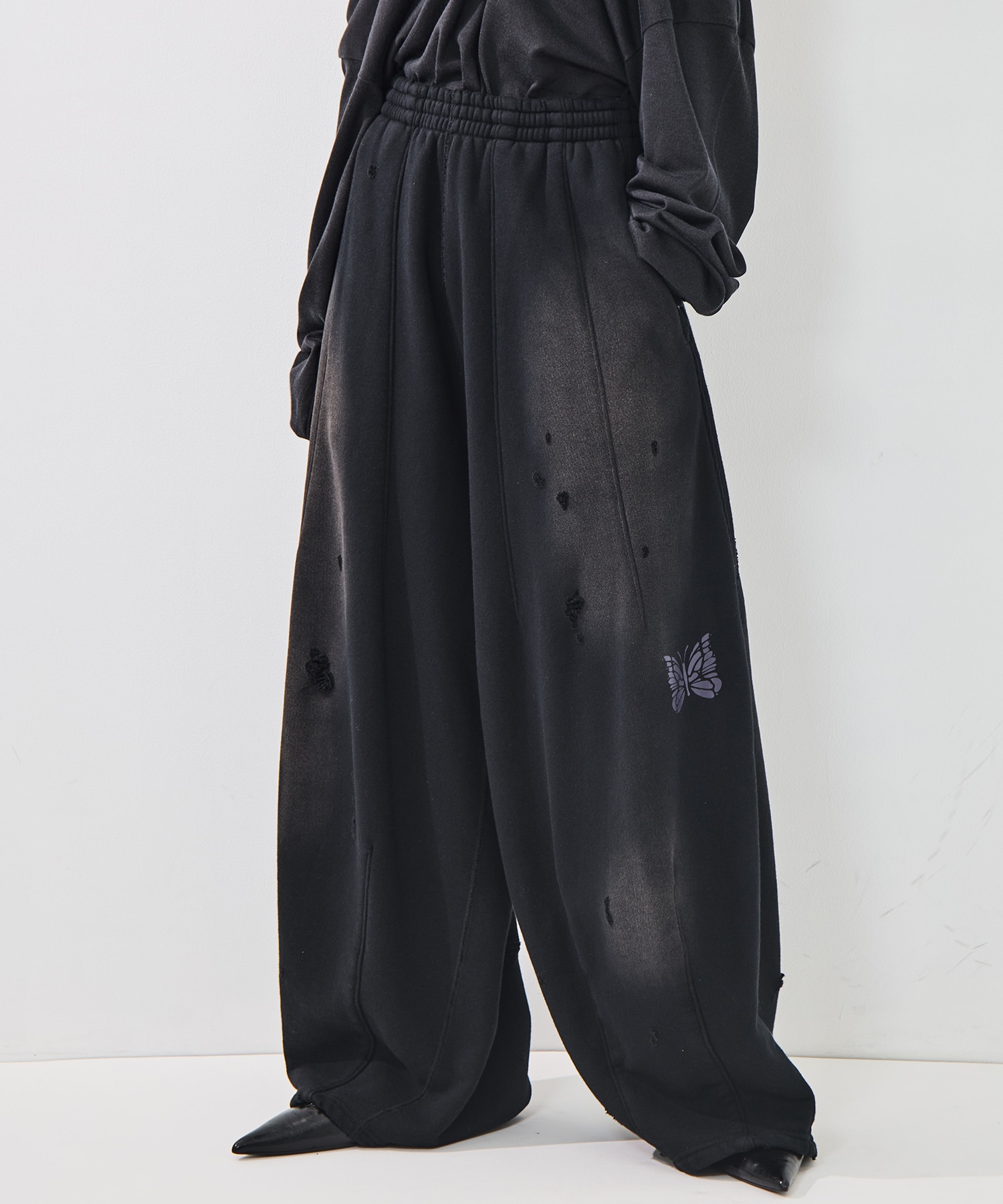 Deconstructed H.D Sweat Pants Needles