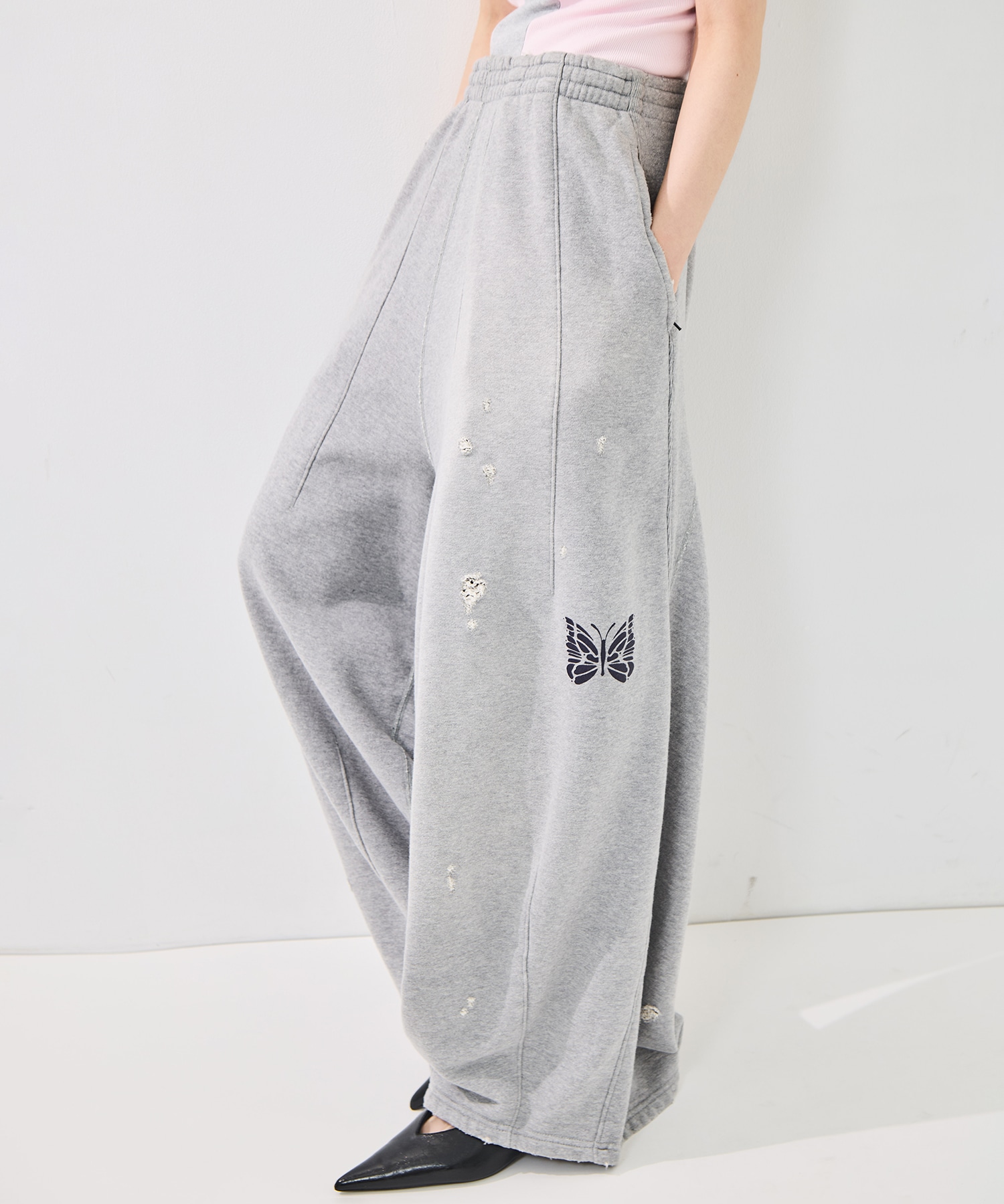 Deconstructed H.D Sweat Pants Needles