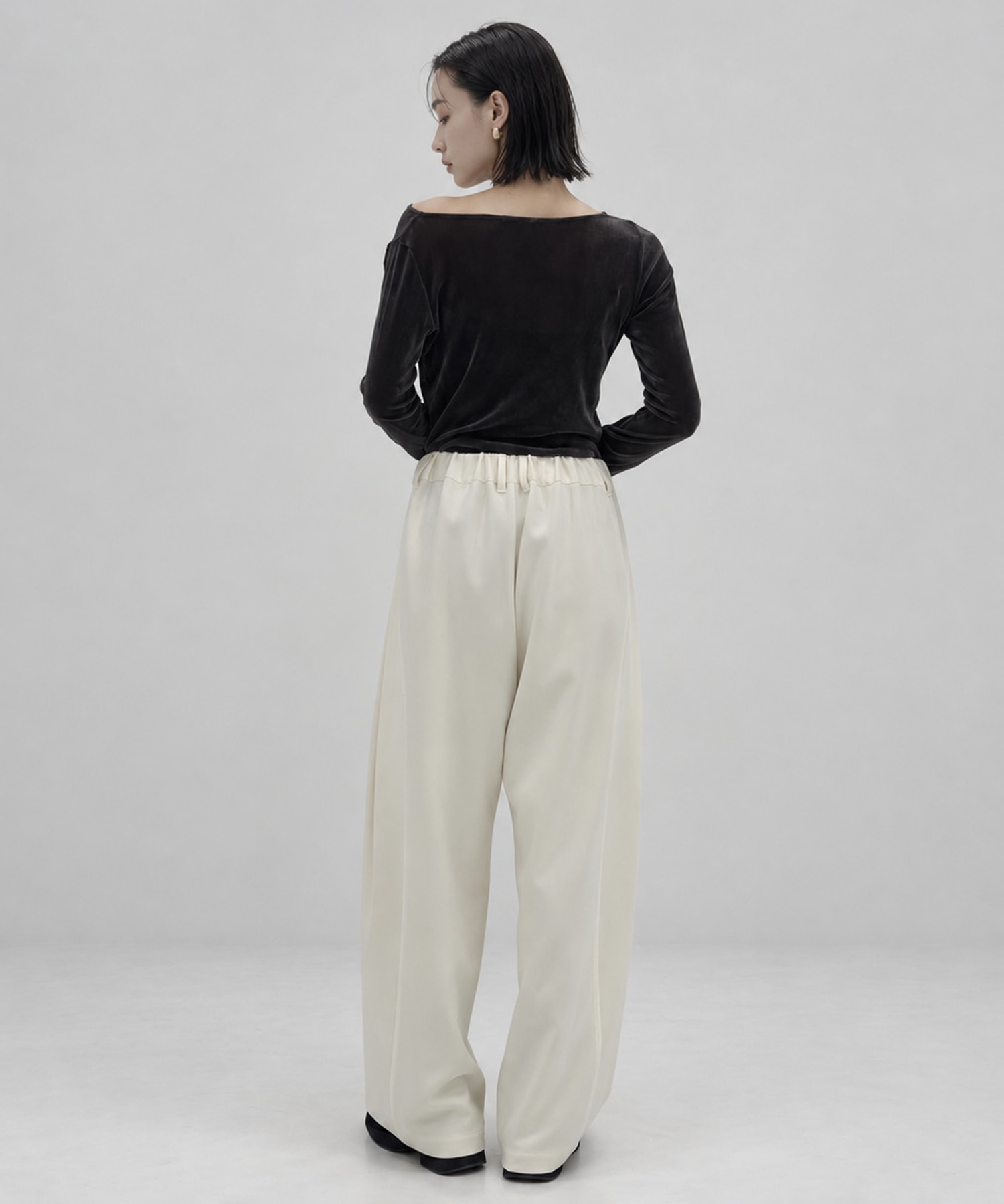 Double Cloth Easy Pants STUDIOUS