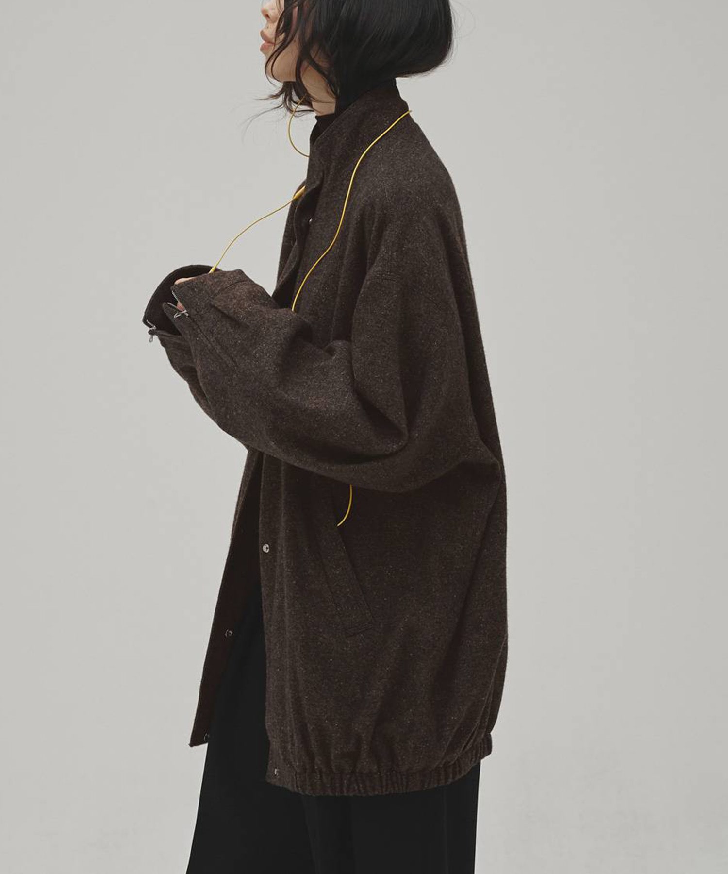 Silknep Tweed Blouson TODAYFUL