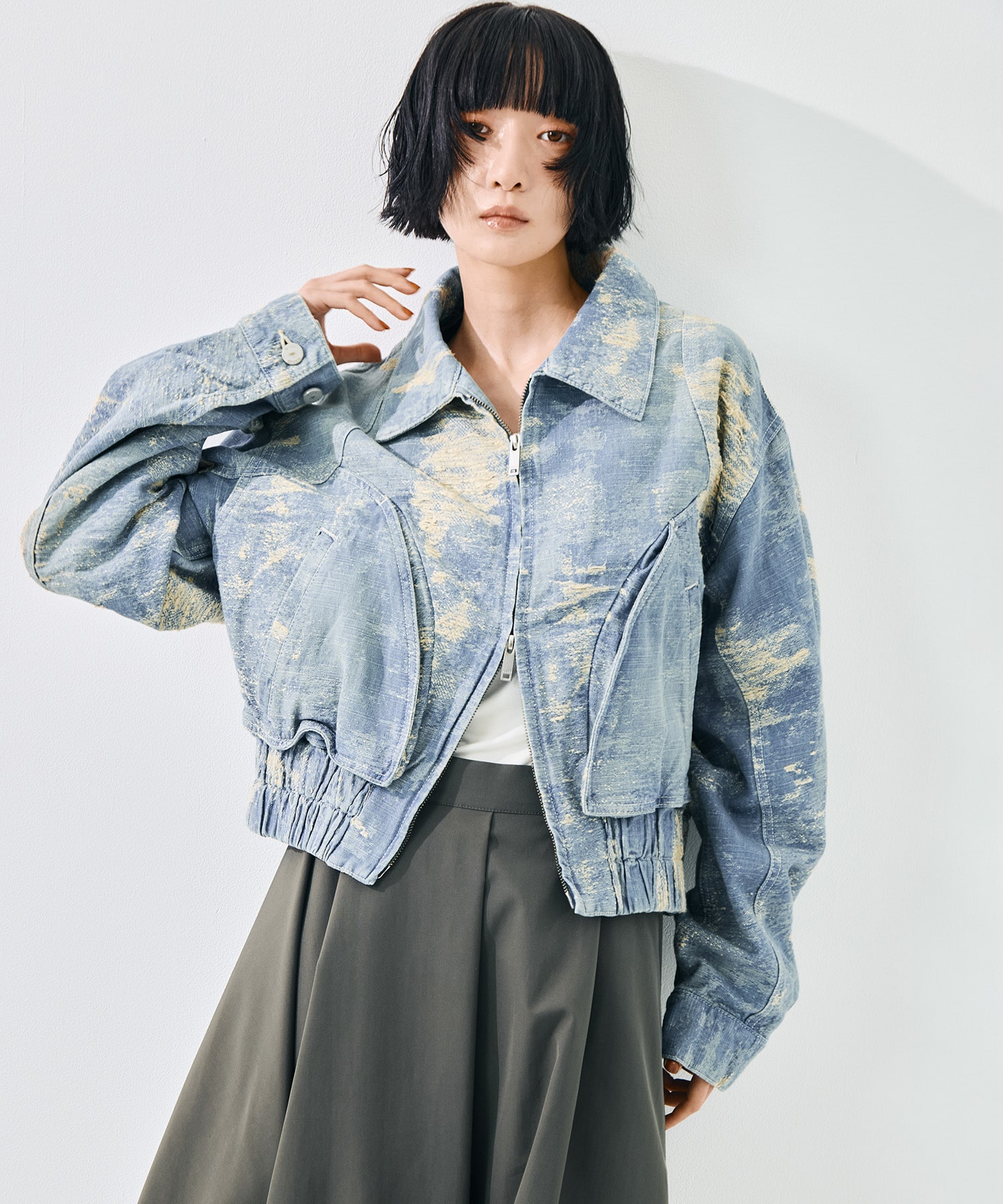 DENIM BLOUSON TAAKK