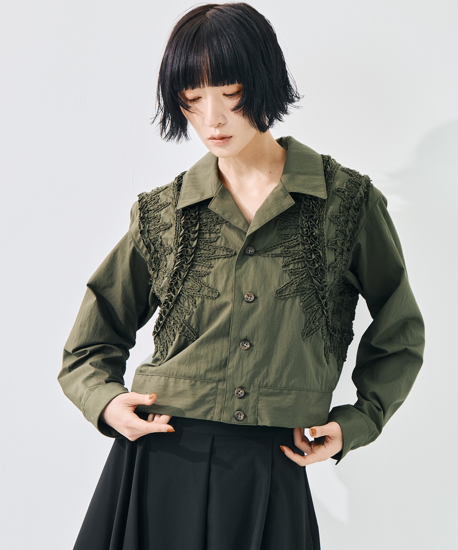 MILITARY SHIRT BLOUSON TAAKK