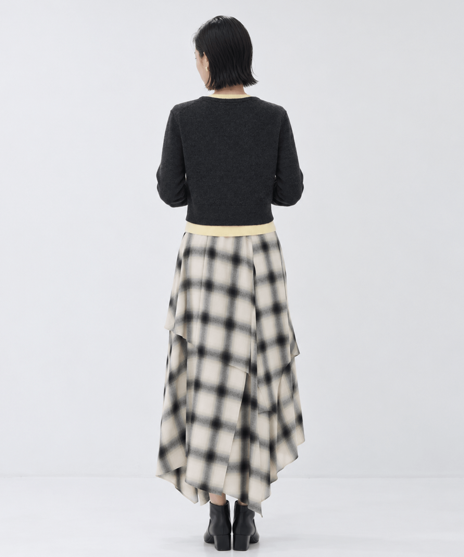 Double Layer Knit Cardigan STUDIOUS