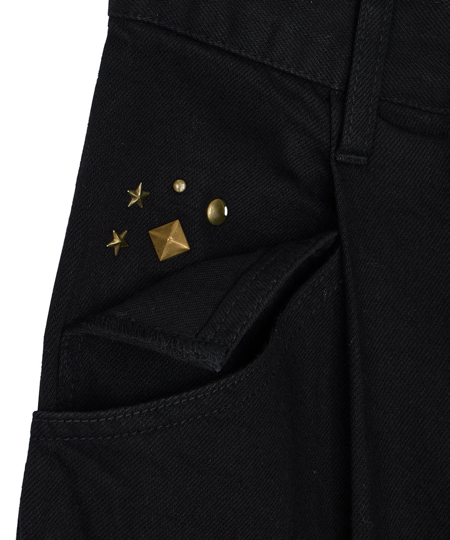 TATTOO STUDS DENIM PANTS AMERI