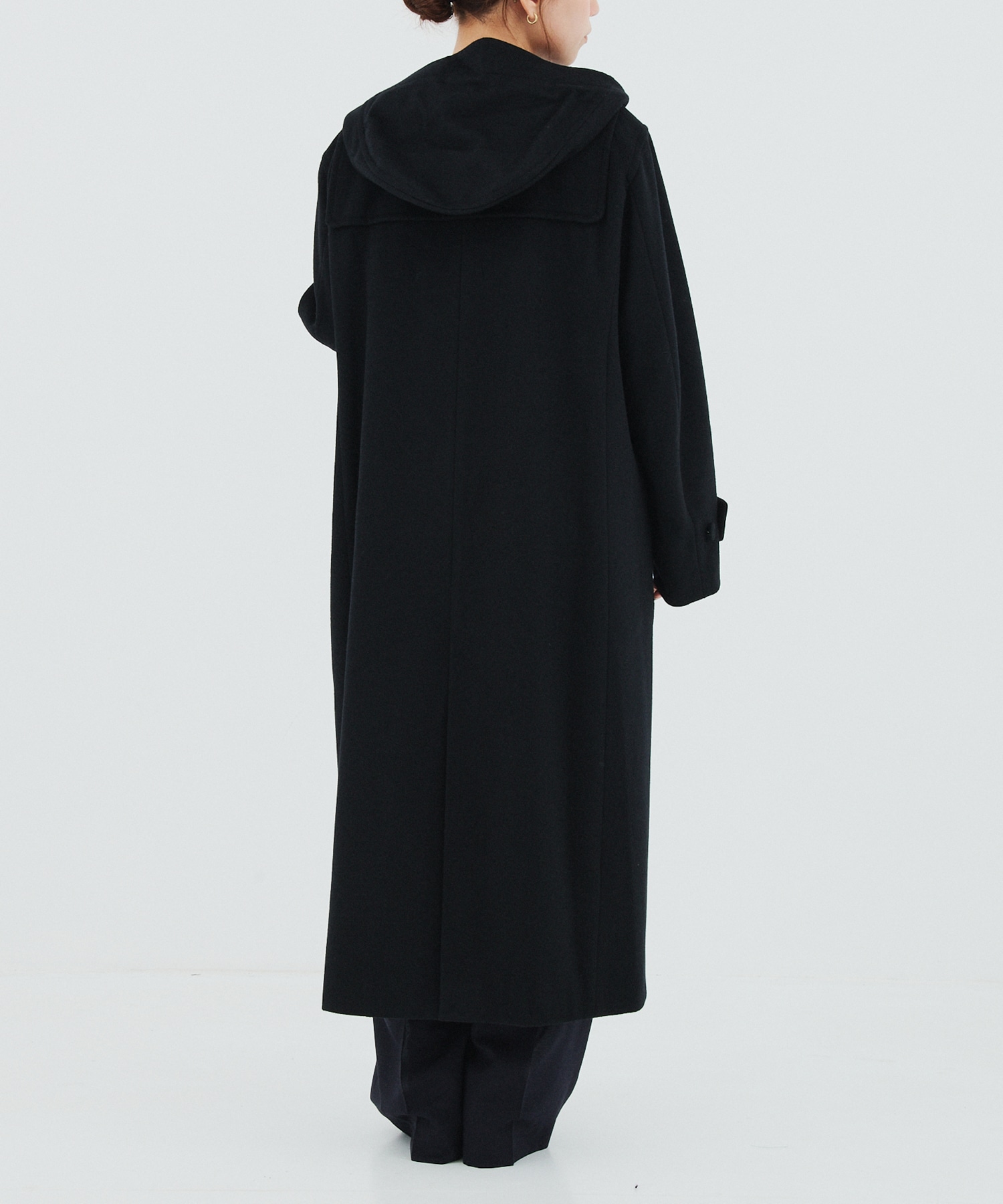Cording Embroidery Duffle Coat Mame Kurogouchi
