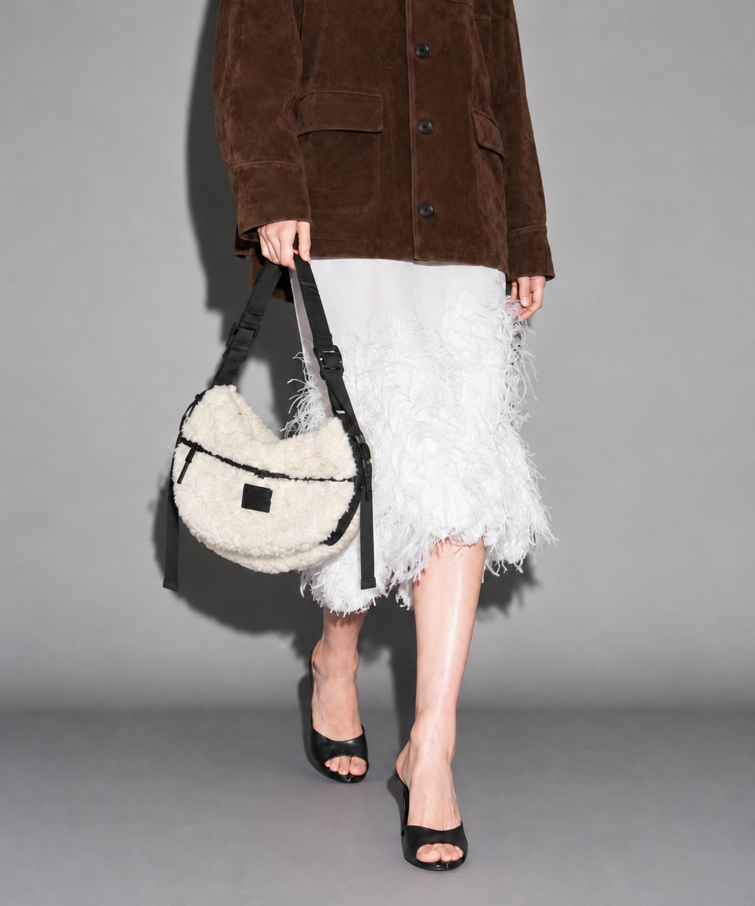 pertex & boa shoulder bag beautiful people