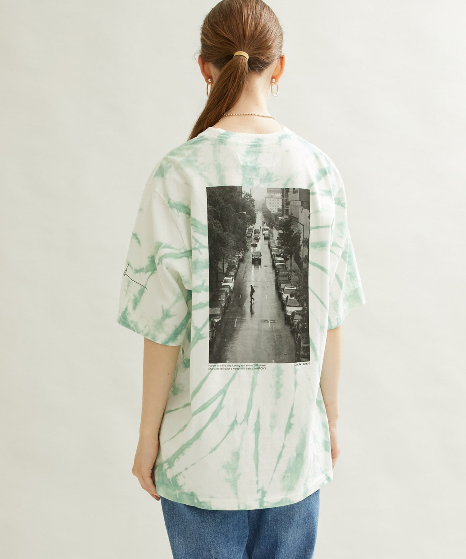 ハーレムオンレイニーデイショートスリーブTシャツ 21SCT-#661L-CL-TD JANE SMITH