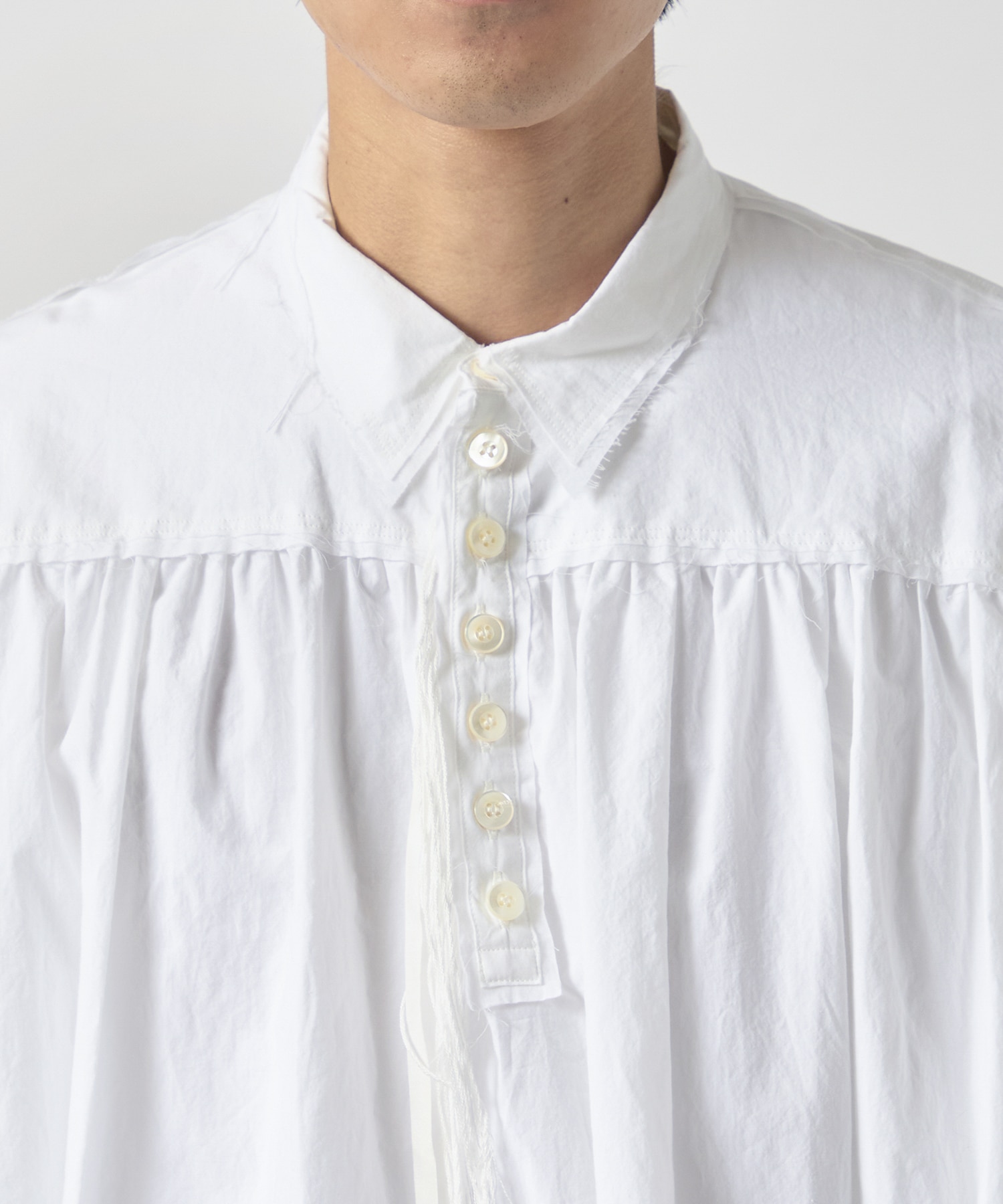 GATHER PULLOVER SHIRTS Midorikawa