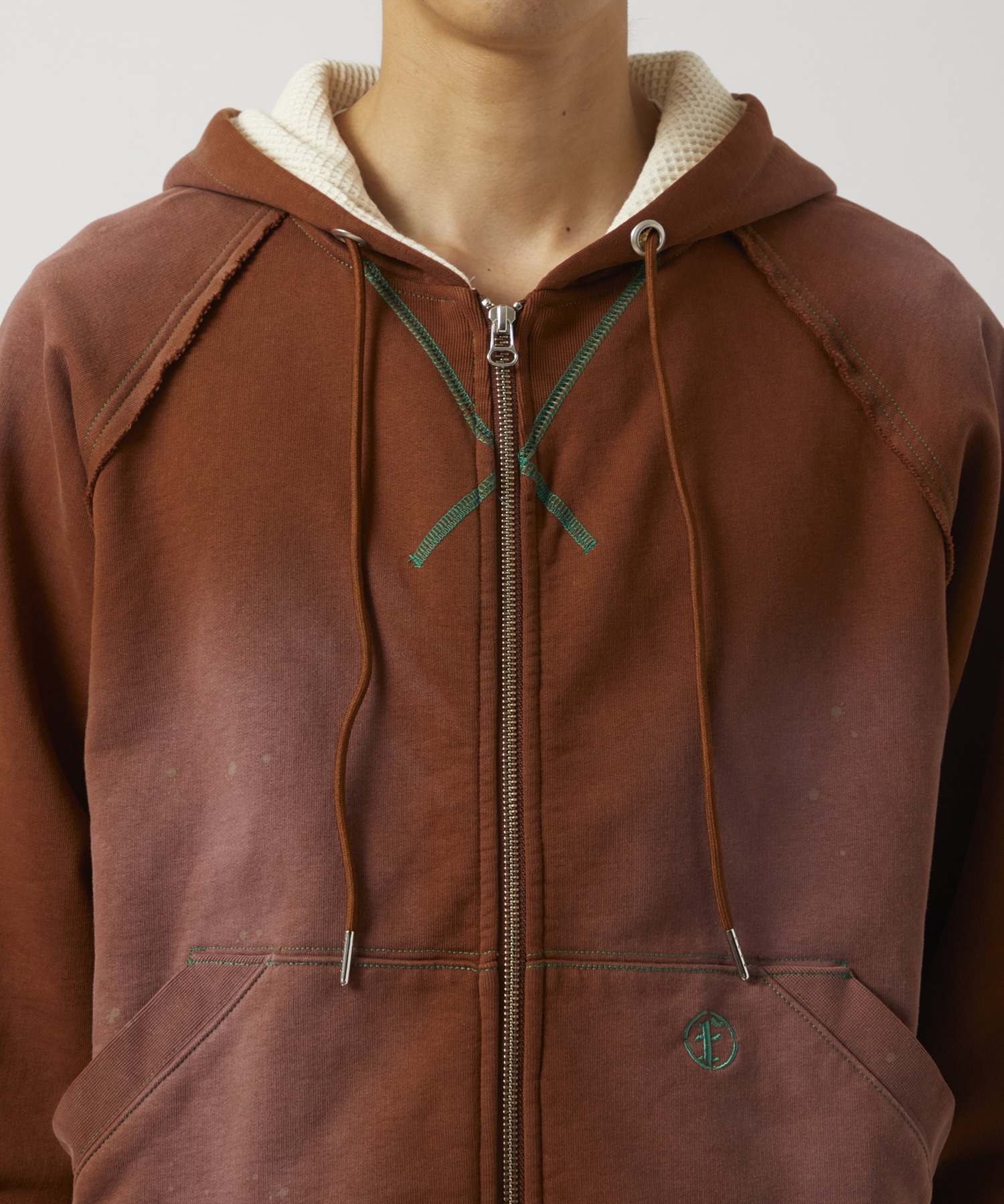 AGED ZIP UP HOODIE FAF