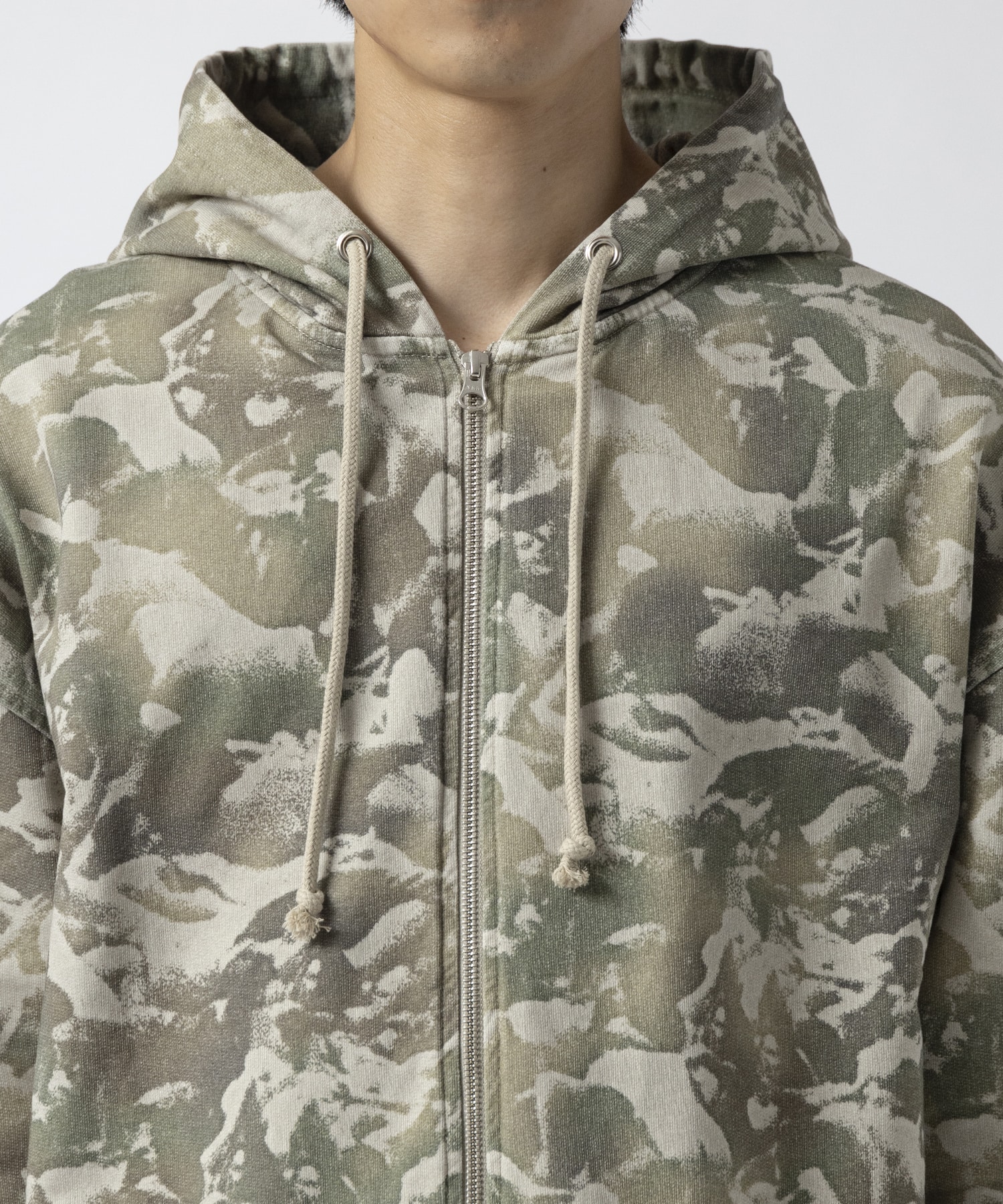 別注 Carne Camo ZIP HOODY carne bollente