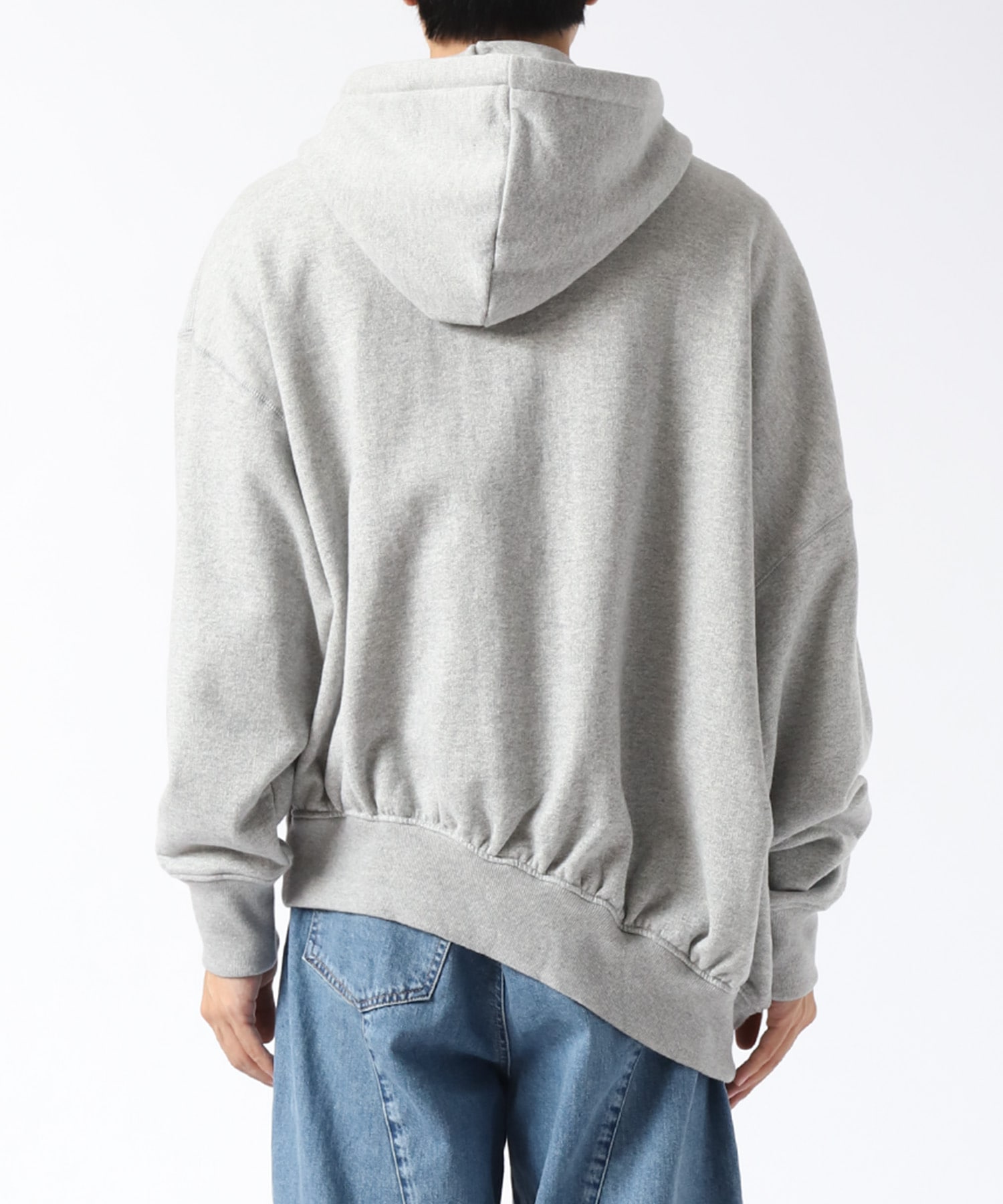 Asymmetry Zip Hoodie INSCRIRE