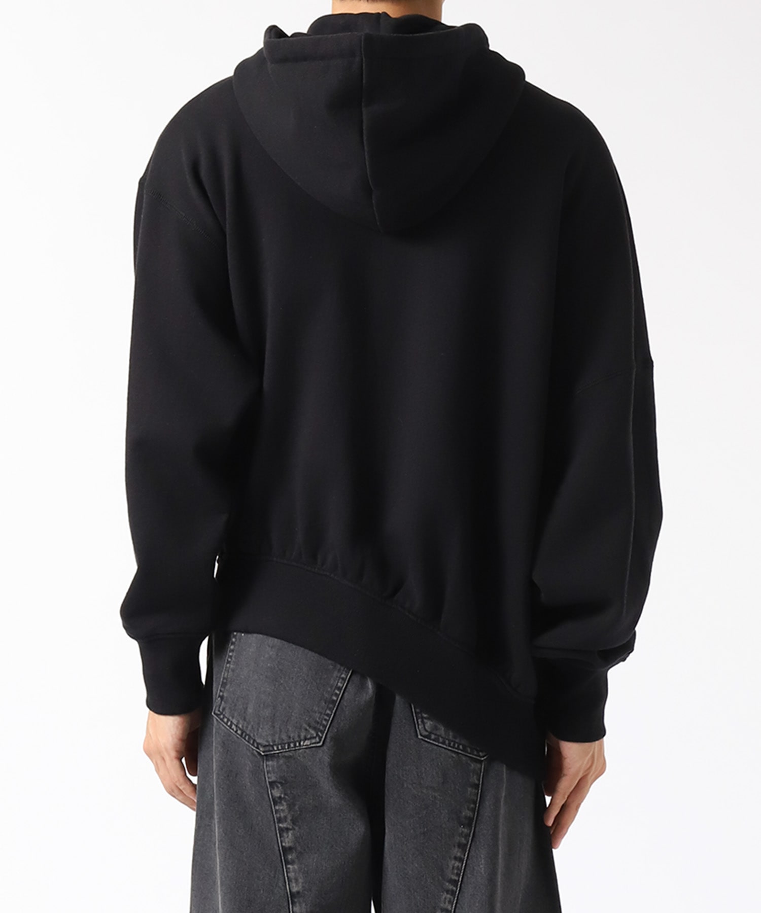 Asymmetry Zip Hoodie INSCRIRE