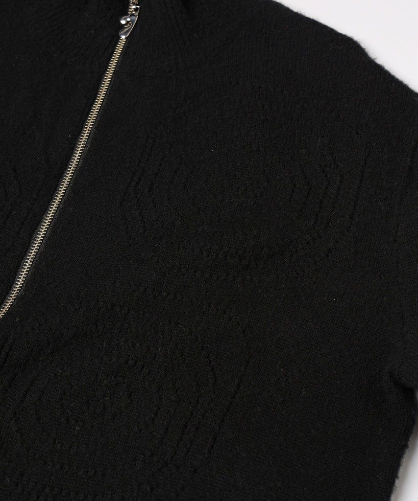 RIPPLES ZIP UP KNIT JieDa