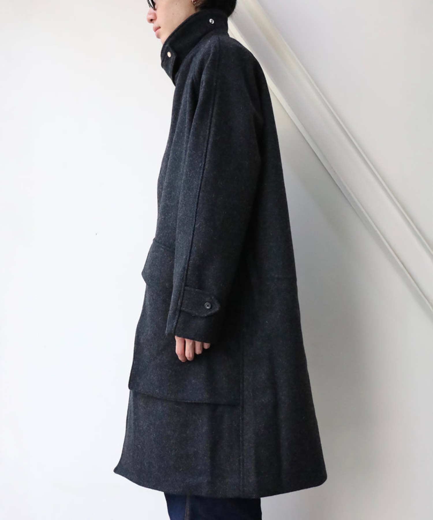 MELTON TRENCH COAT JieDa