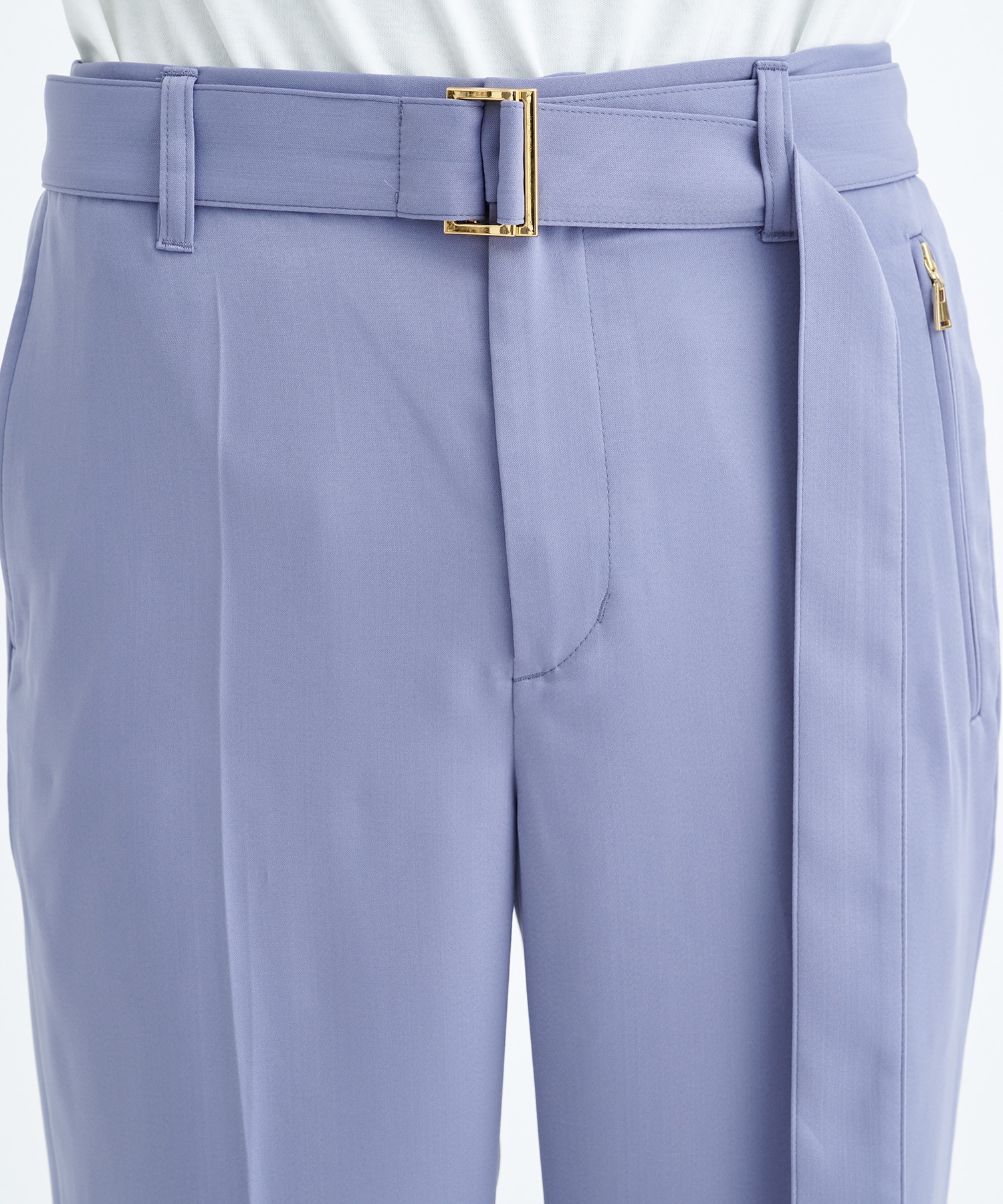 BELTED WIDE SLACKS CULLNI