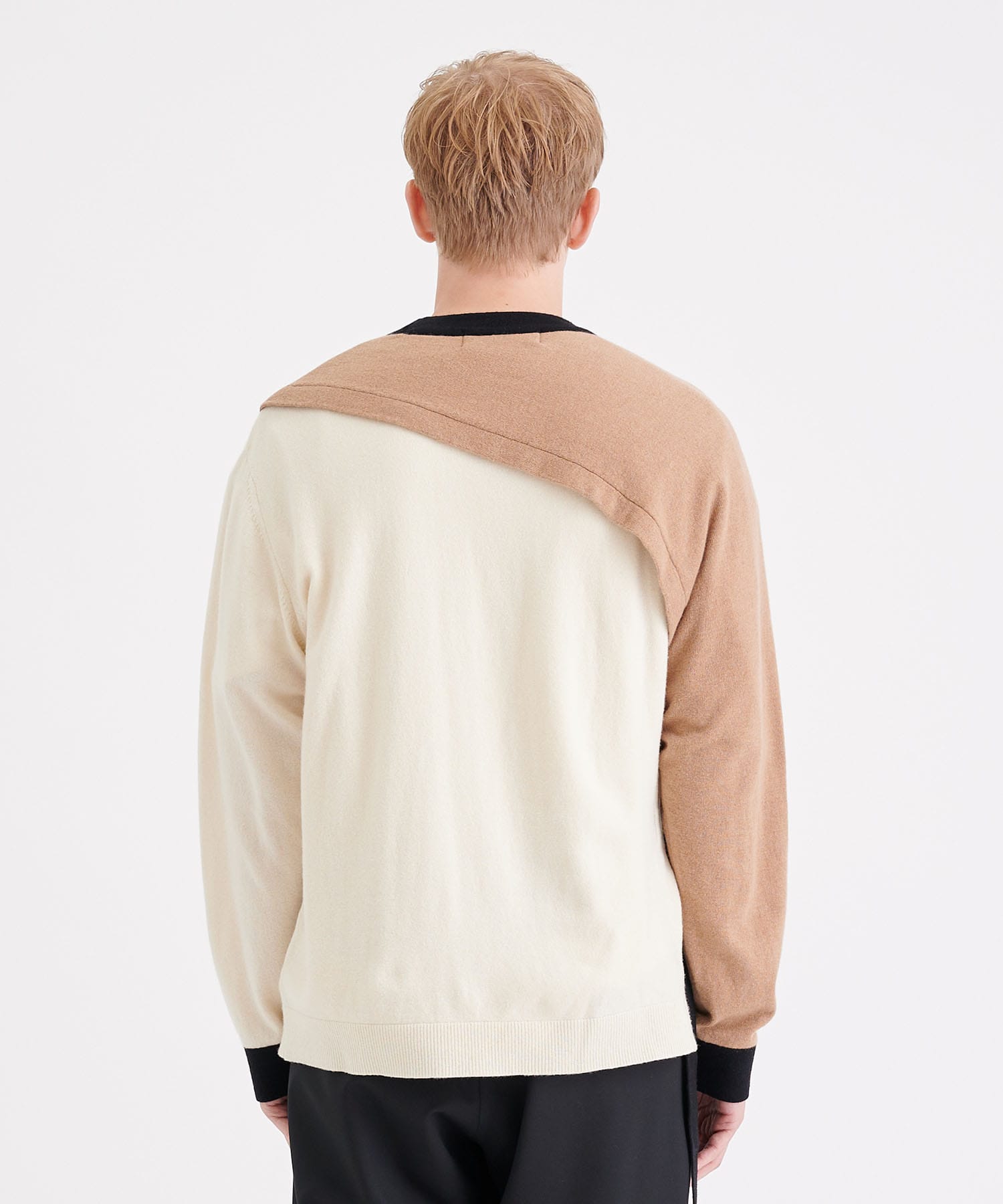 LAYERED BICOLOR KNIT ｜ CULLNI