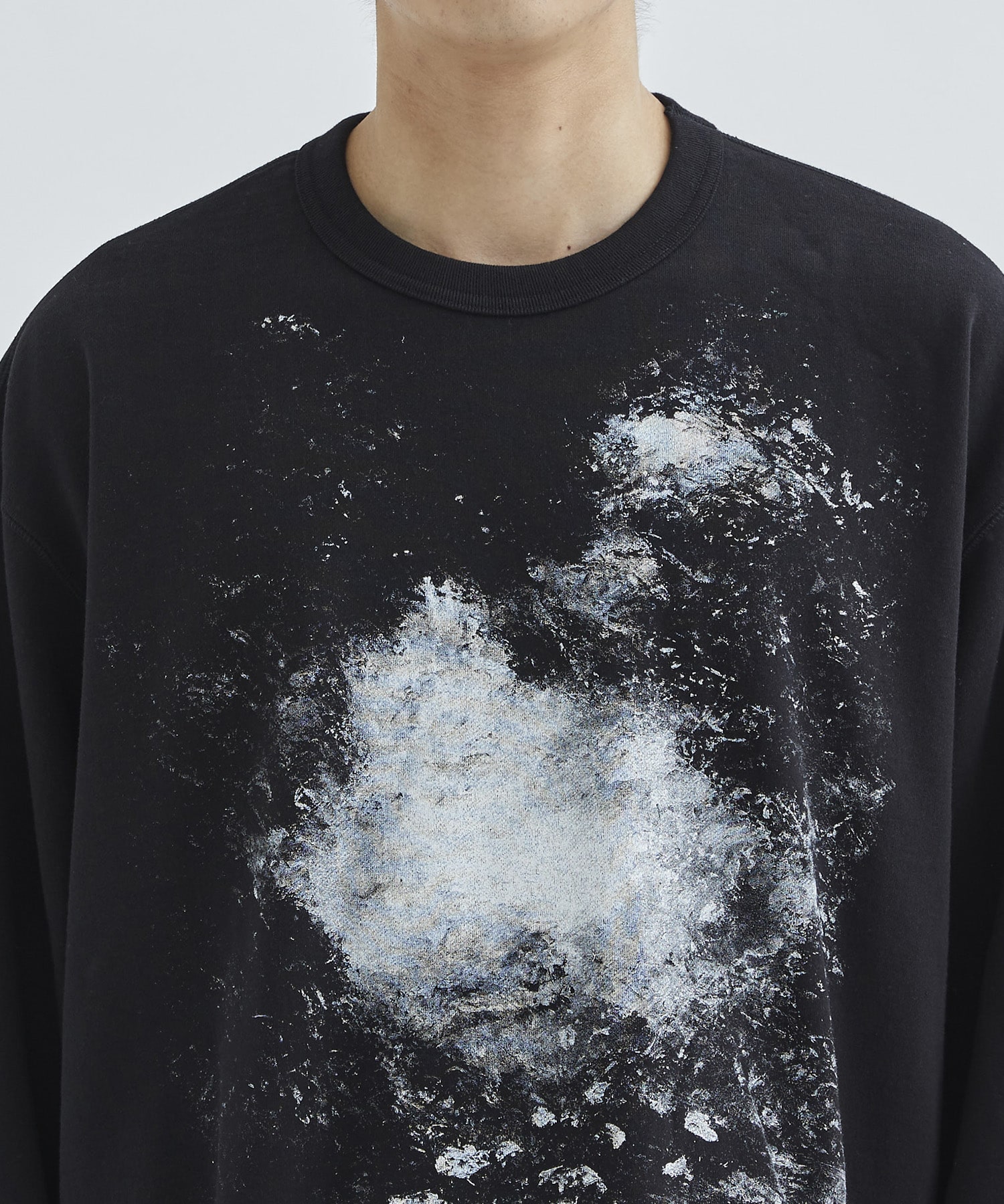 別注>PAINT SWEAT(42 BLACK): LAD MUSICIAN: MENS｜ STUDIOUS ONLINE