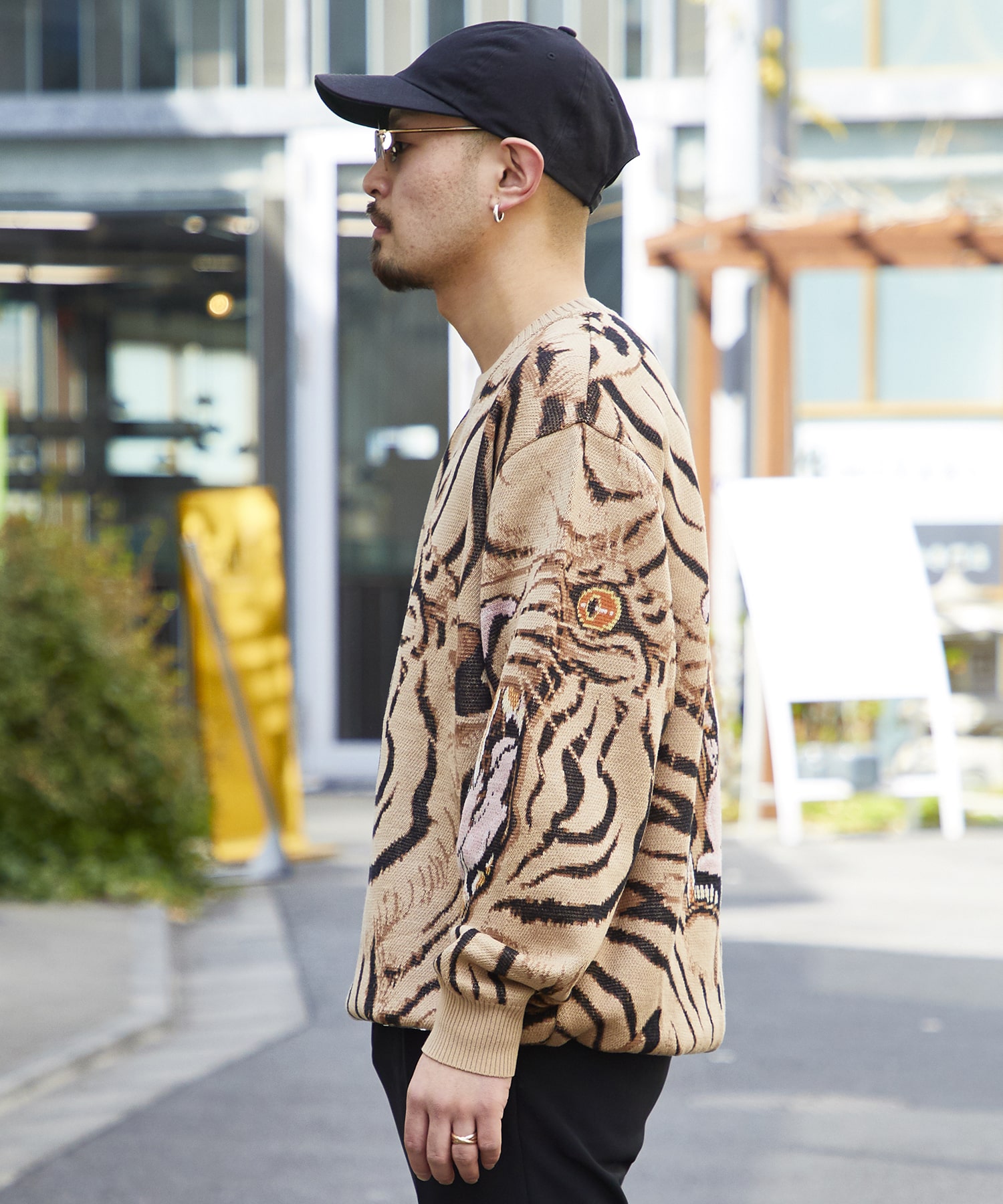 メンズWACKO MARIA TIM LEHI JACQUARD CARDIGAN - カーディガン