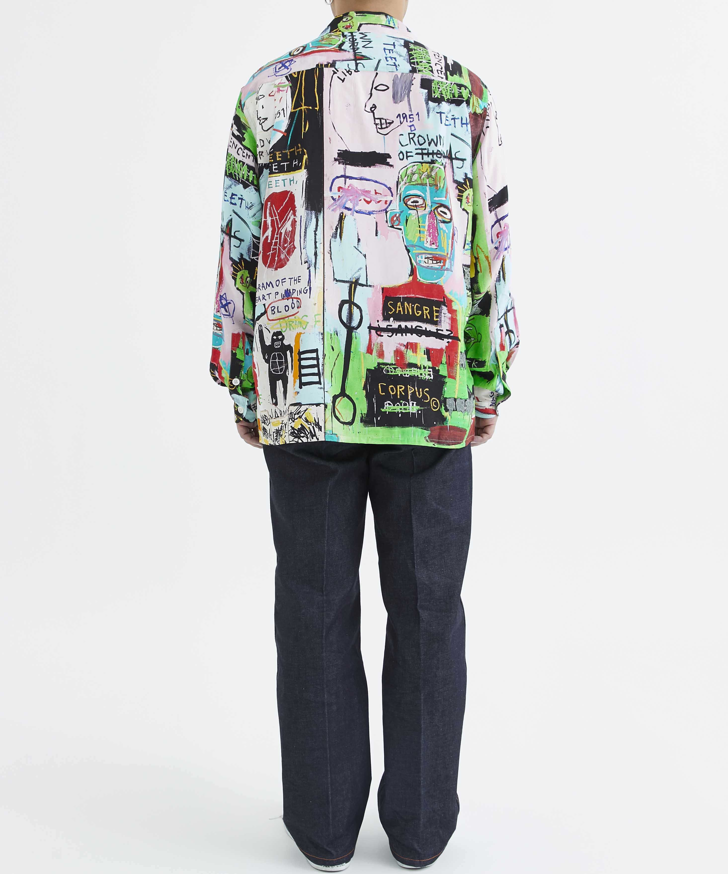 JEAN-MICHEL BASQUIAT / HAWAIIAN SHIRT L/S ( TYPE-3 ) WACKO MARIA