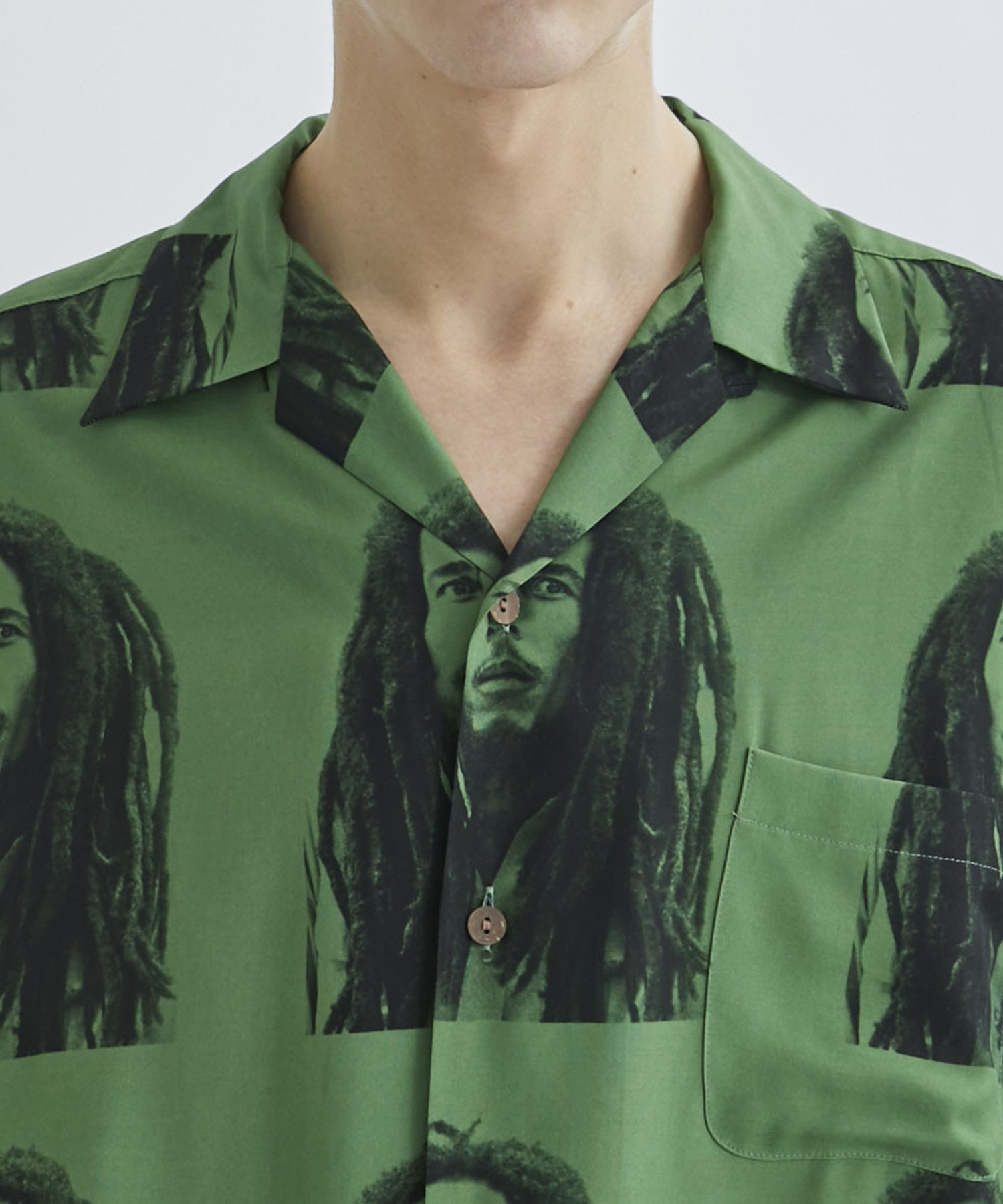 BOB MARLEY / HAWAIIAN SHIRT L/S ( TYPE-2 )｜WACKO MARIA