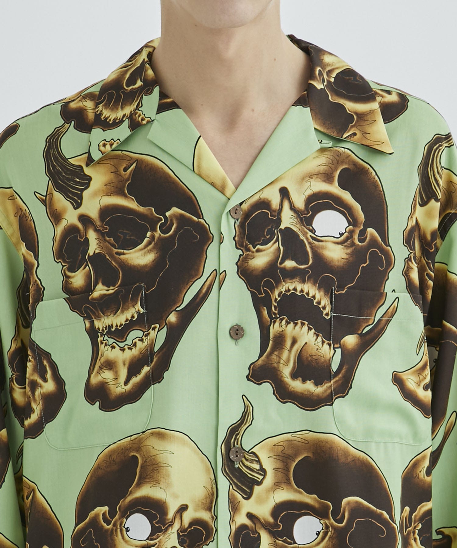 56 TATTOO STUDIO / HAWAIIAN SHIRT L/S WACKO MARIA