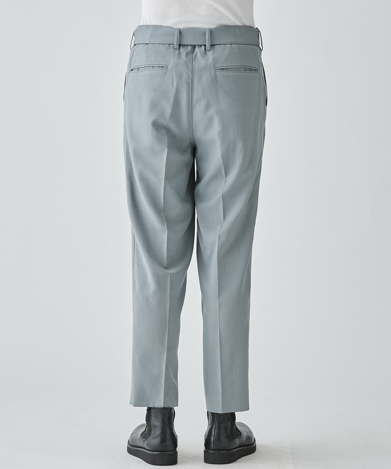 <CITY>BELTED SLACKS STUDIOUS