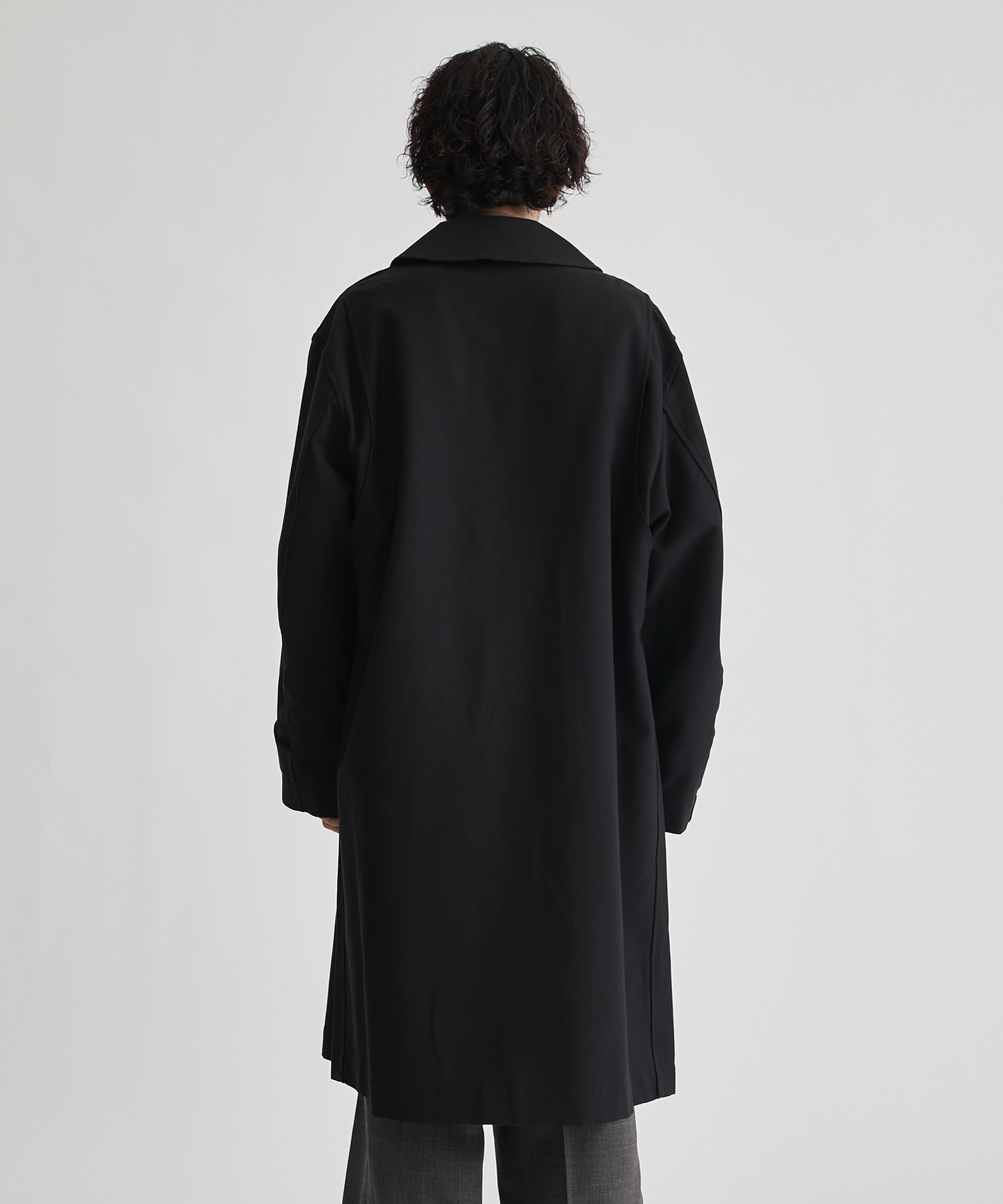 Cotton Soutien Collar Work Coat(2 BLACK 