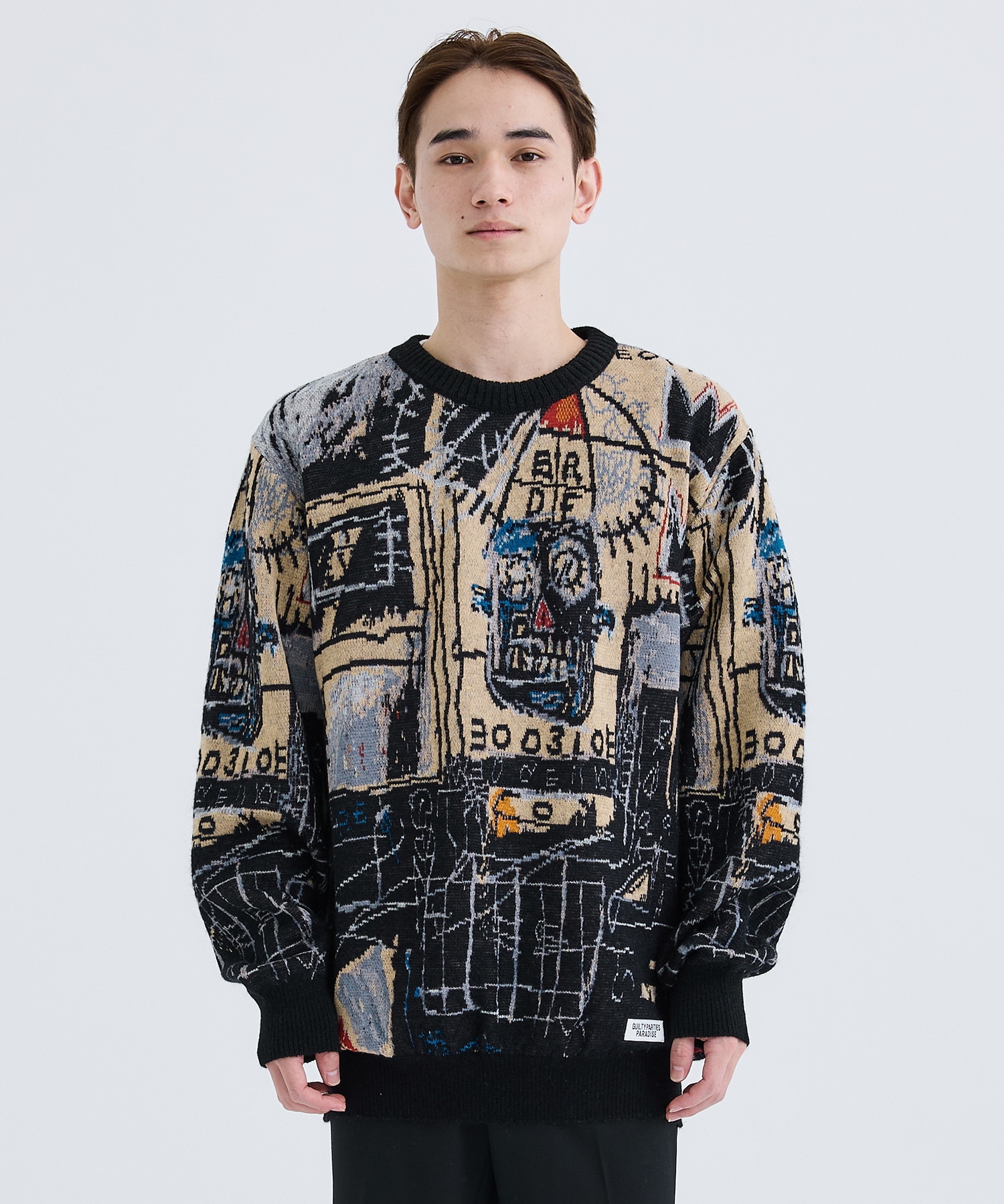 JEAN-MICHEL BASQUIAT / CREW NECK SWEATER ( TYPE-1 )