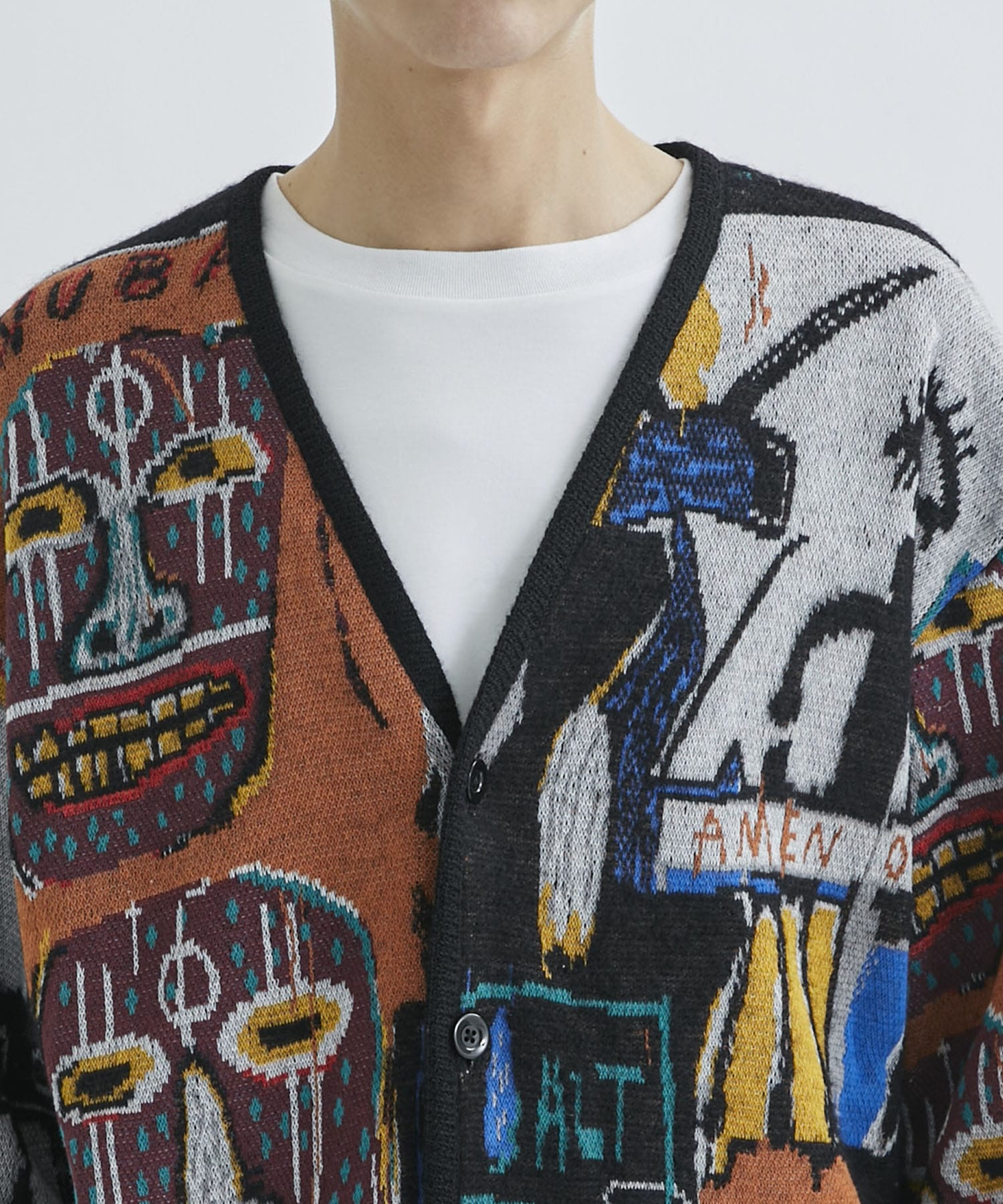 JEAN-MICHEL BASQUIAT / CARDIGAN ( TYPE-2 )｜WACKO MARIA