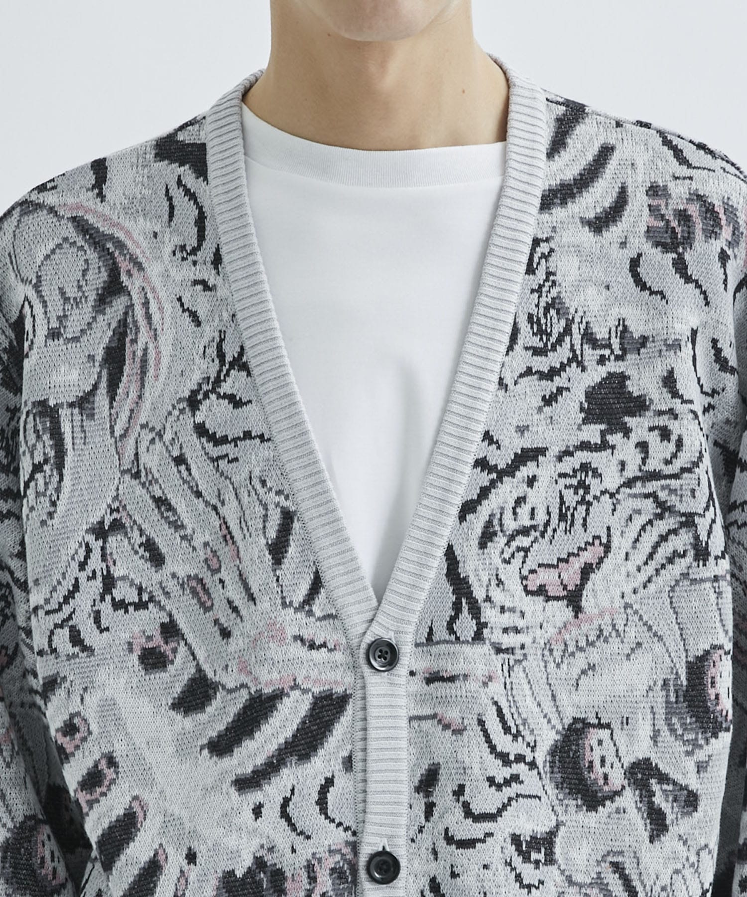 WACKOMARIA TIM LEHI/JACQUARD CARDIGAN