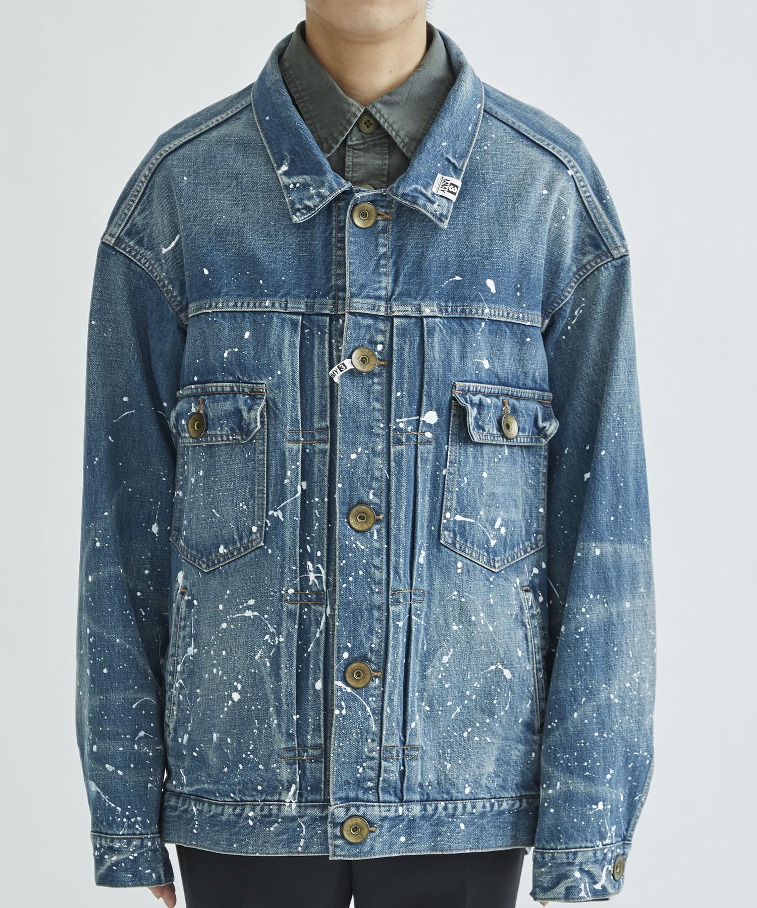 15周年別注>Damaged Layerd Denim Jacket｜Maison MIHARA YASUHIRO