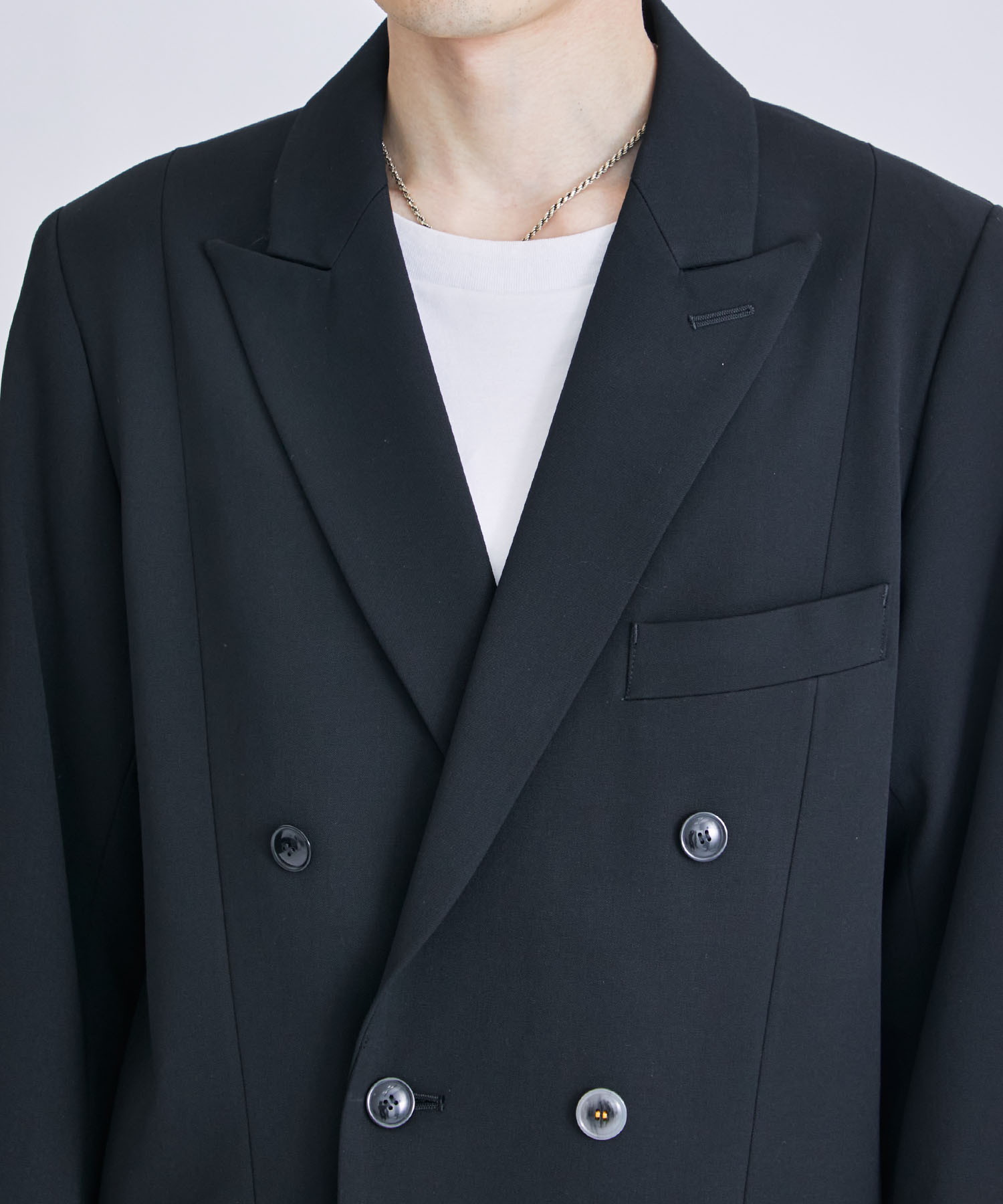 Double-breasted suit jacket | kenichi.