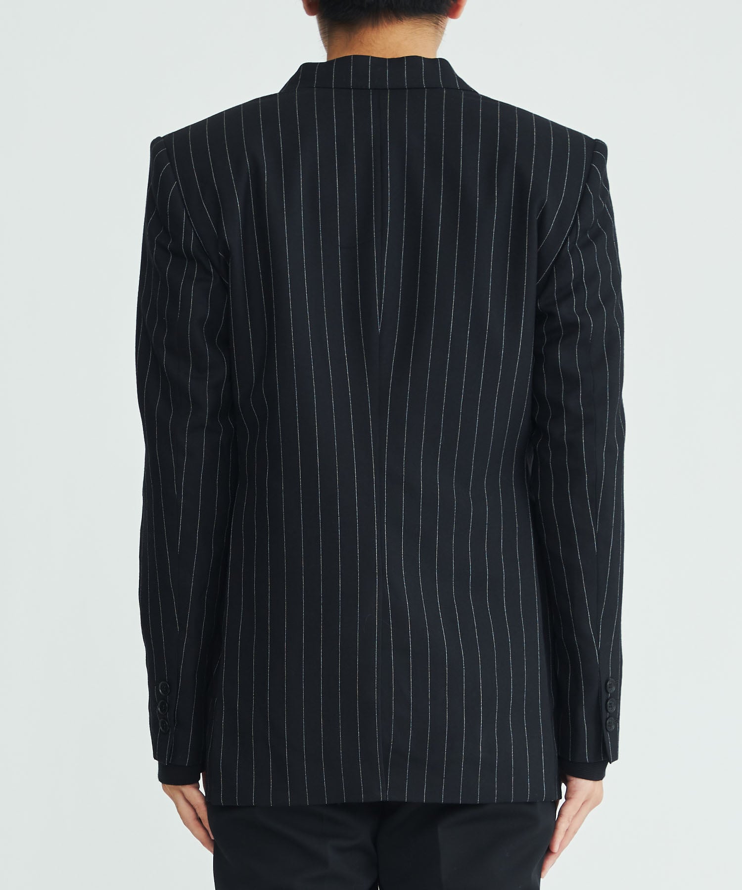 Stripe Fly Front Jacket