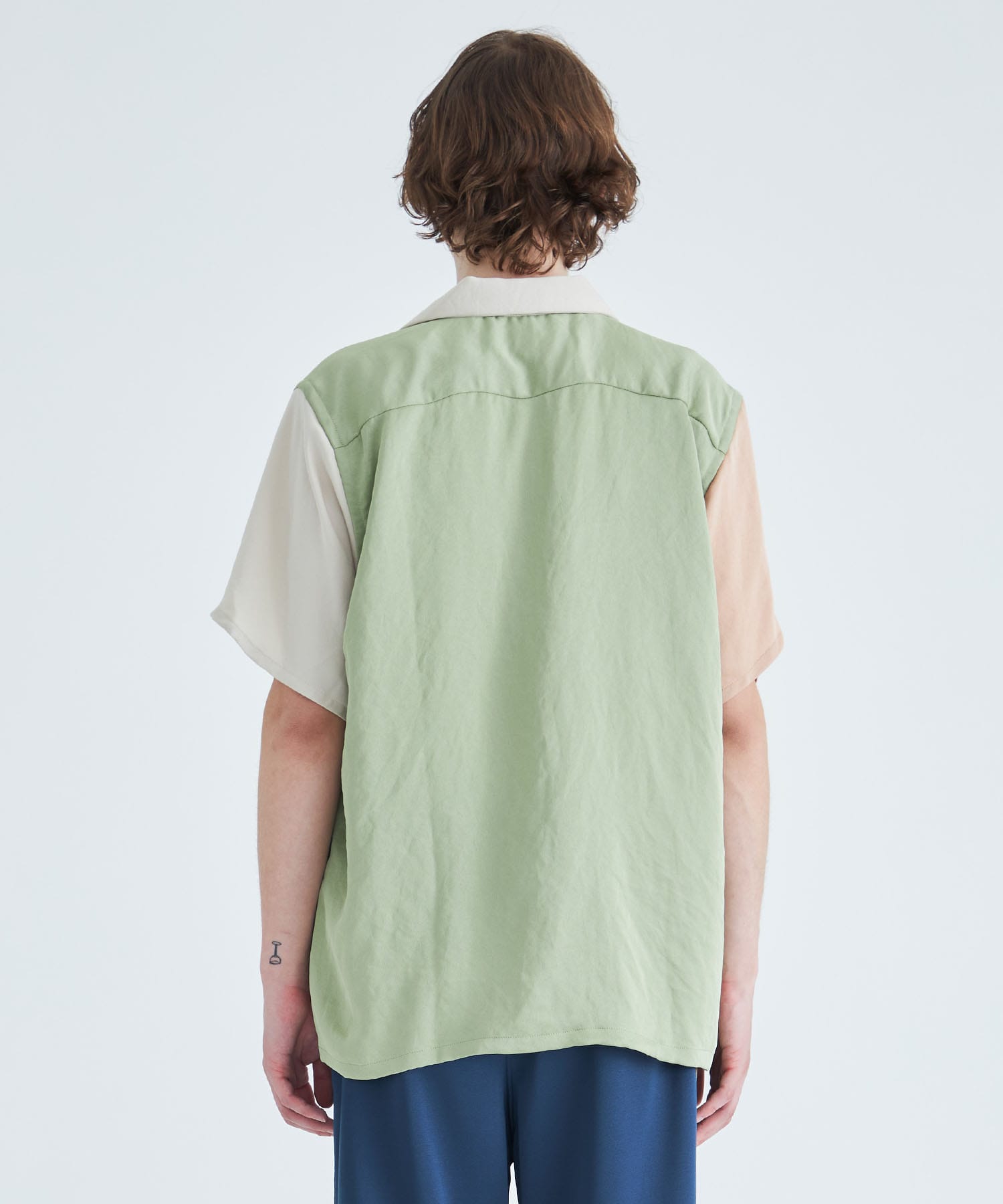 S/S Classic Shirt - Poly Sateen / Multi Colour | Needles