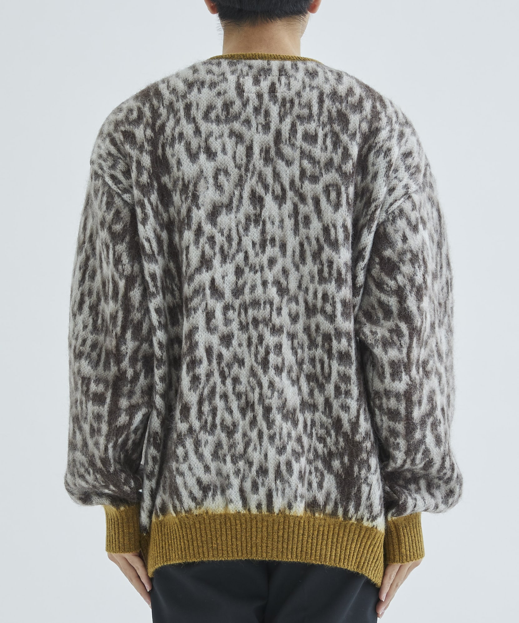 純正買蔵 WACKO MARIA LEOPARD MOHAIR CARDIGAN www.breithaupt.com.br